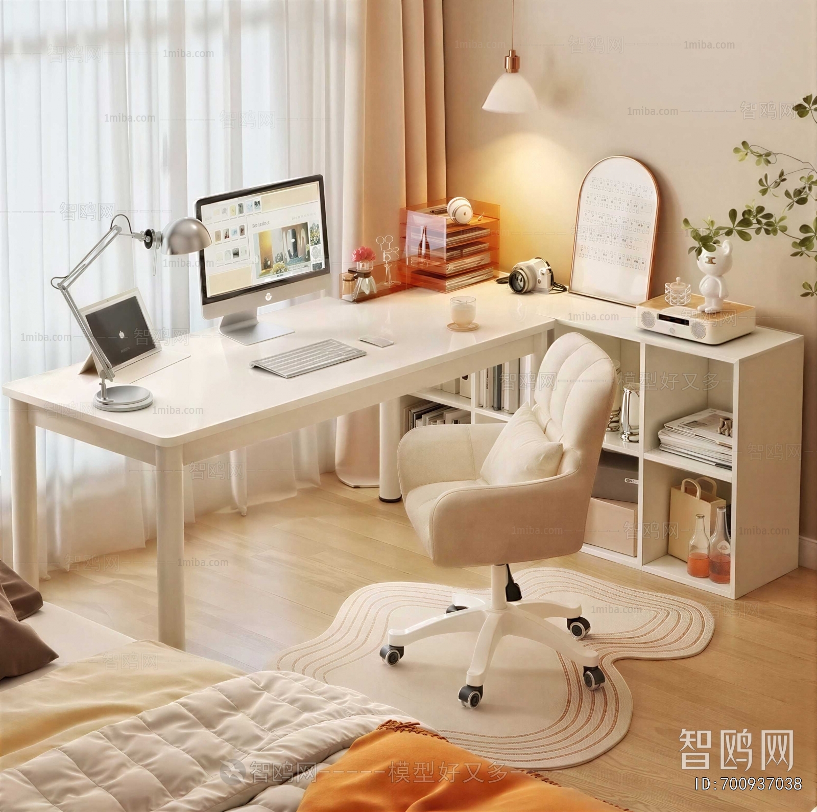 Modern Computer Desk And Chair