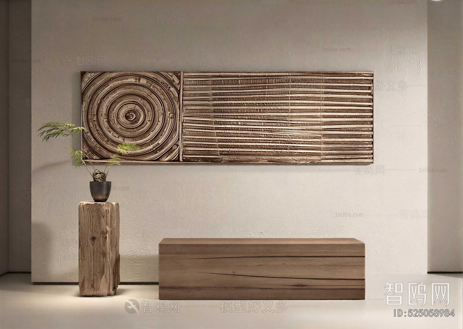 Wabi-sabi Style Wall Decoration