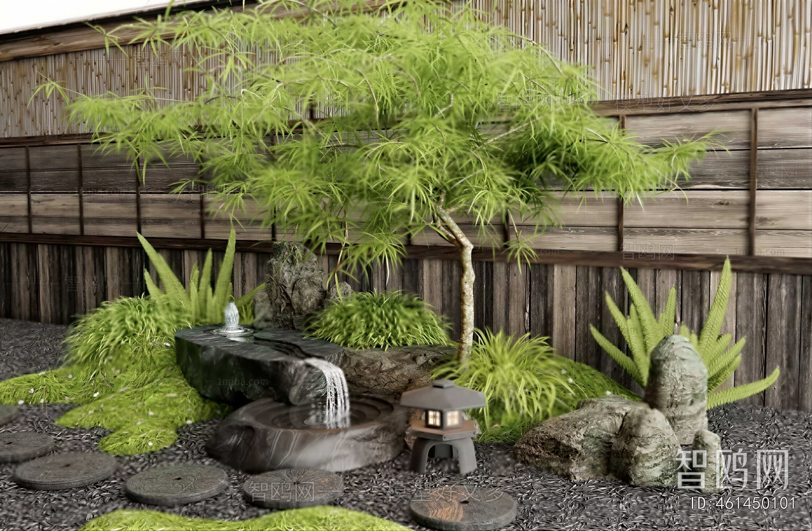 Japanese Style Courtyard/landscape