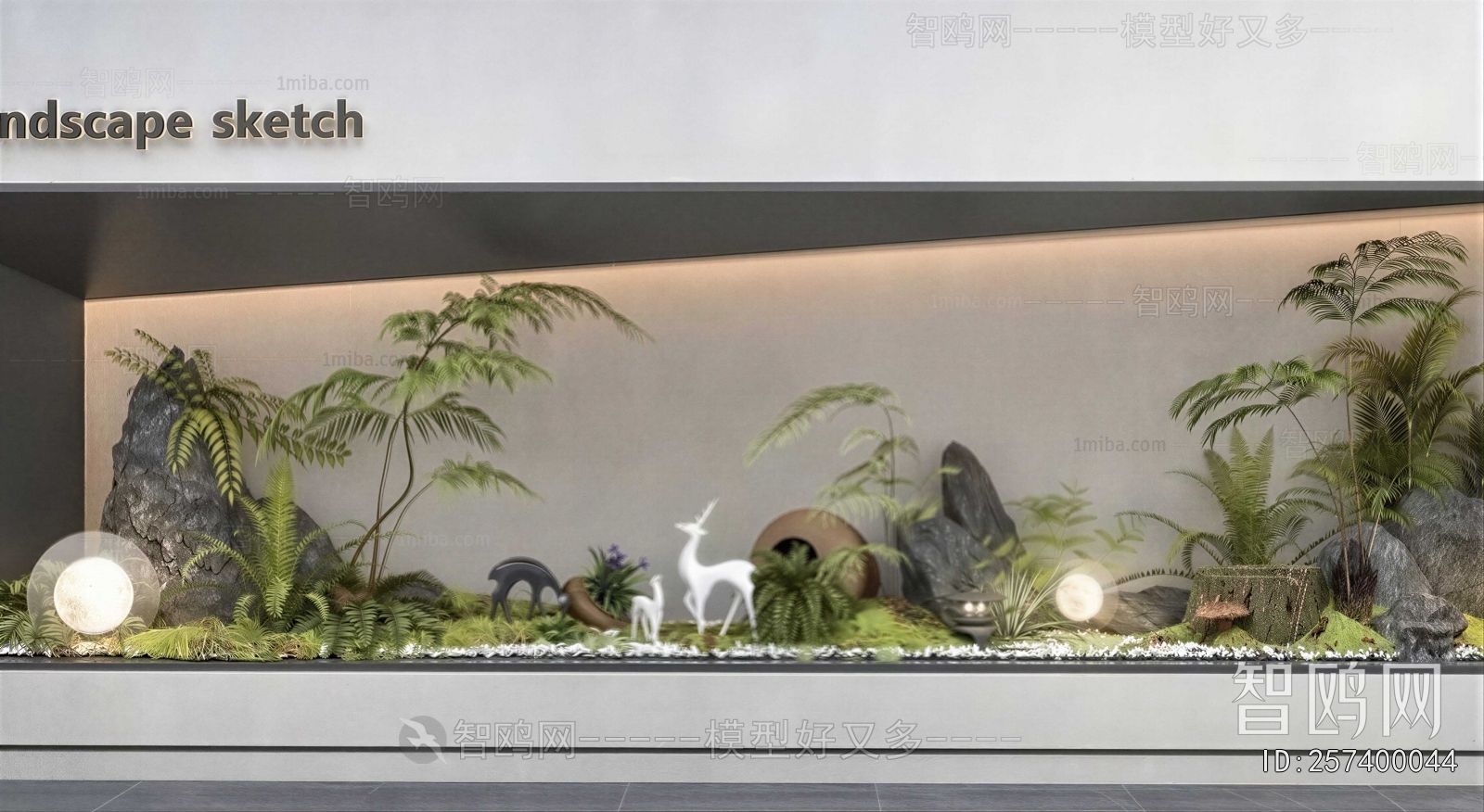 New Chinese Style Plant Landscaping