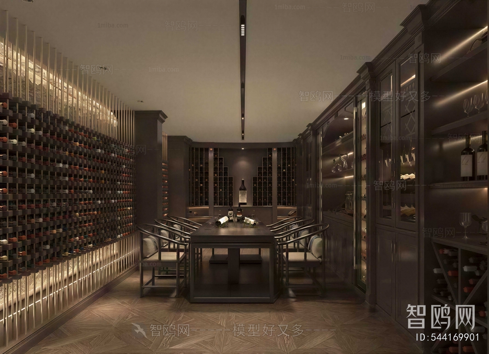 New Chinese Style Wine Cellar/Wine Tasting Room