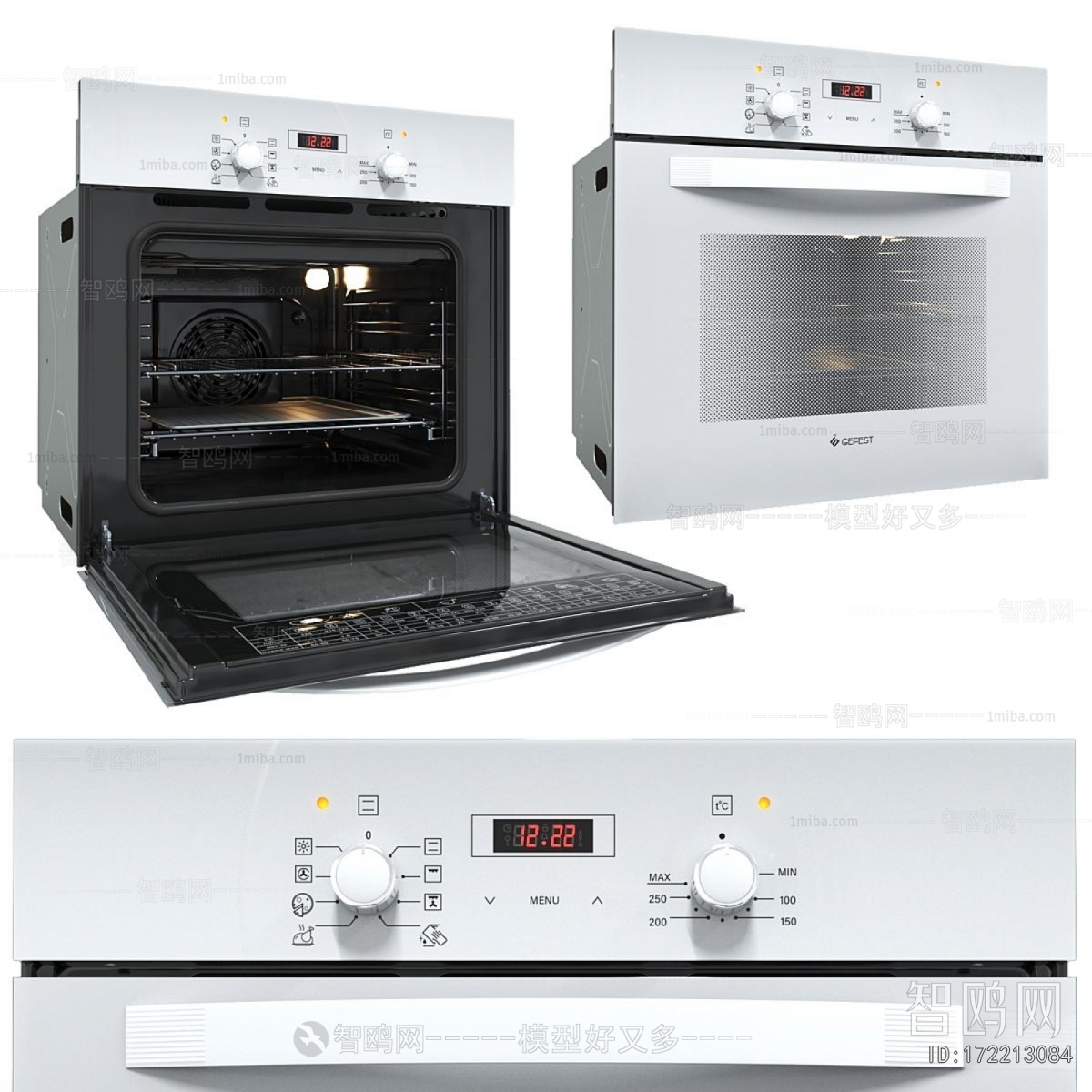 Modern Kitchen Electric Gas Range
