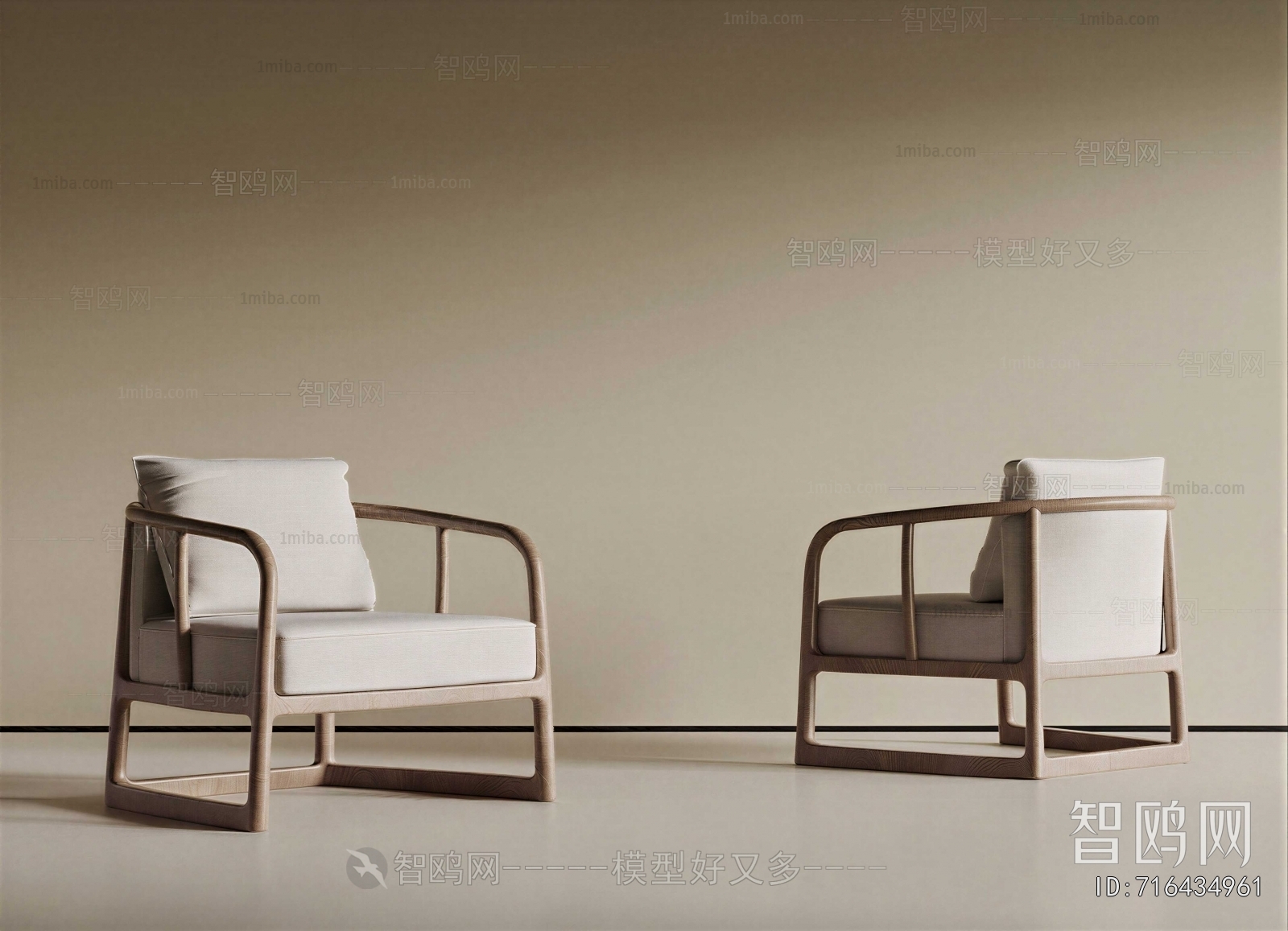 New Chinese Style Lounge Chair