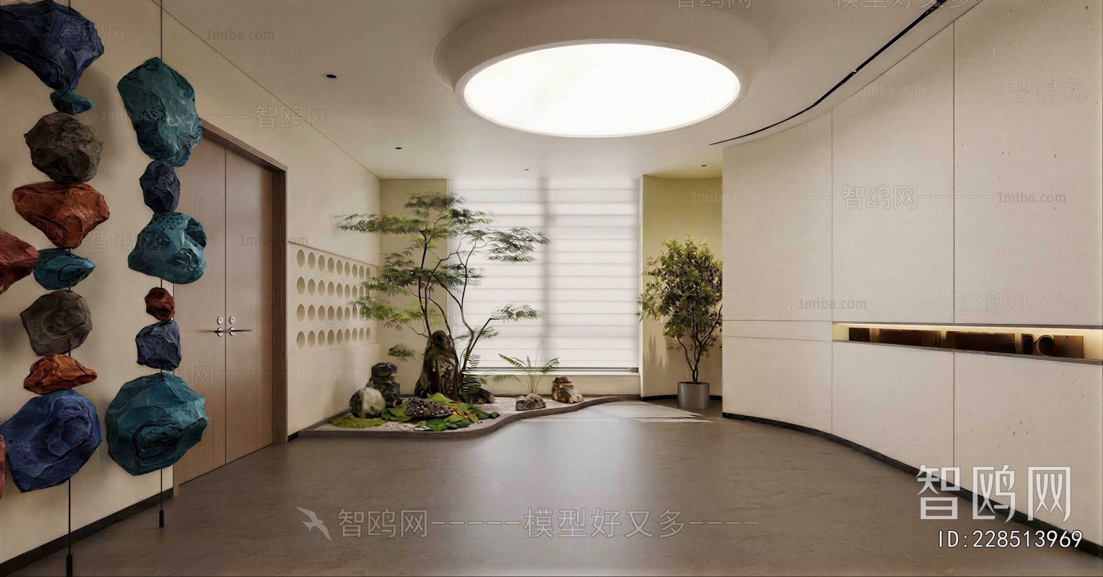 Modern Office Reception Desk