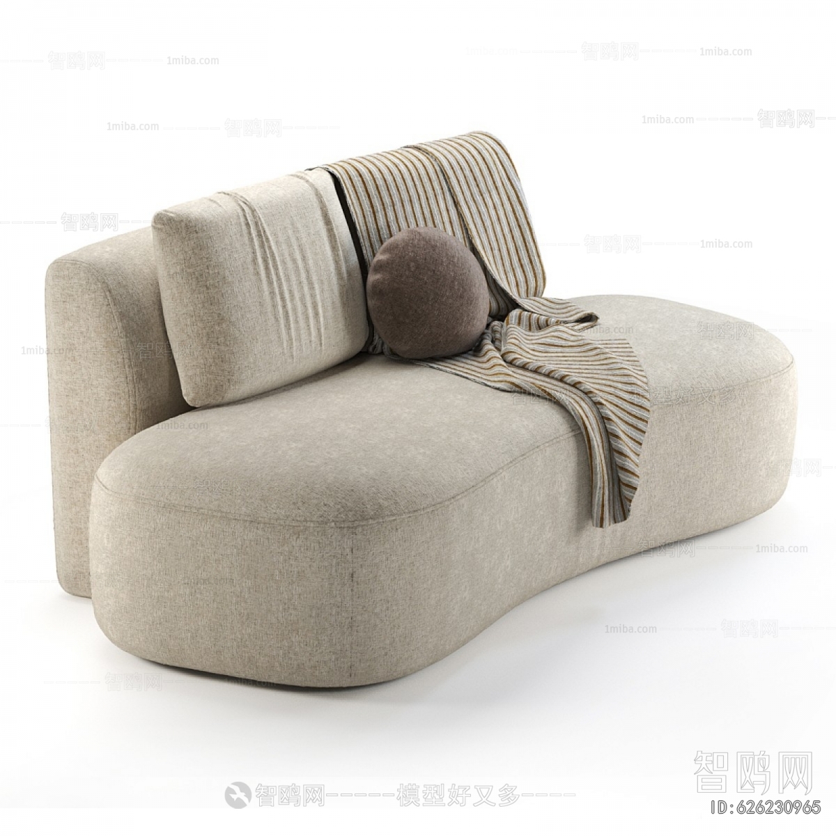 Modern Curved Sofa