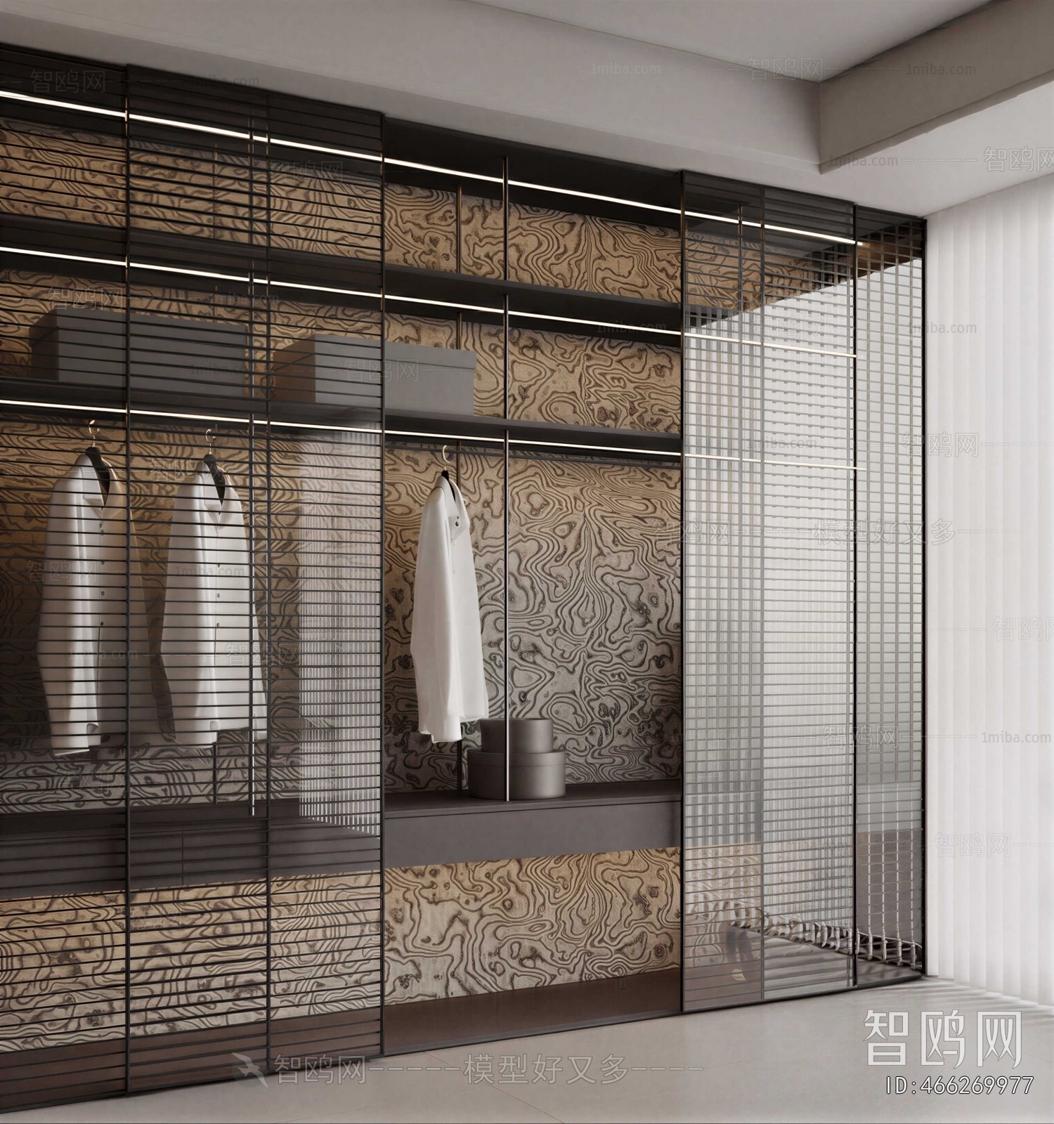 Modern Clothes Storage Area