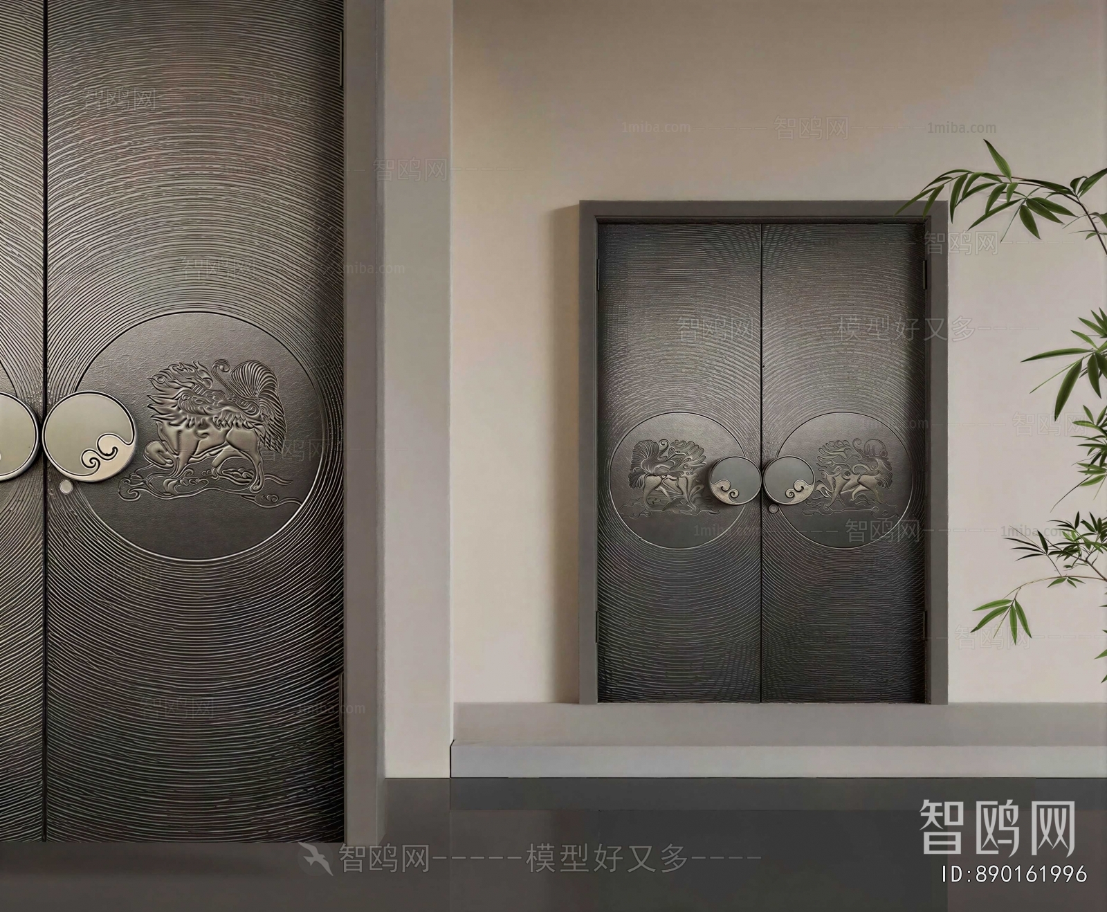 Chinese Style Double Door