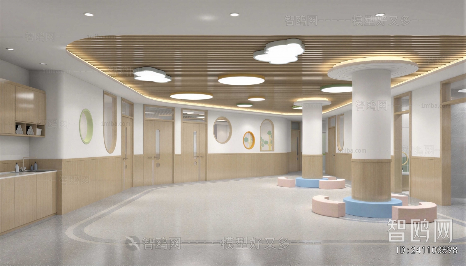 Modern Kindergarten Hall