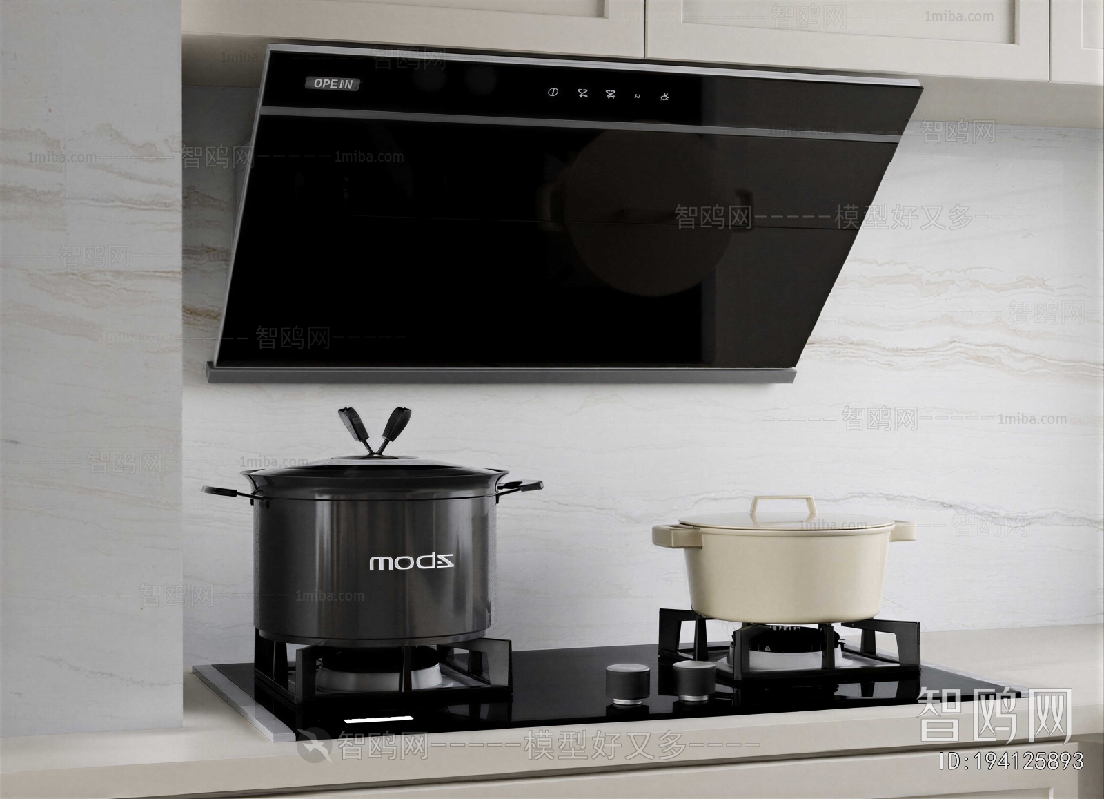 Modern Kitchen Electric Gas Range