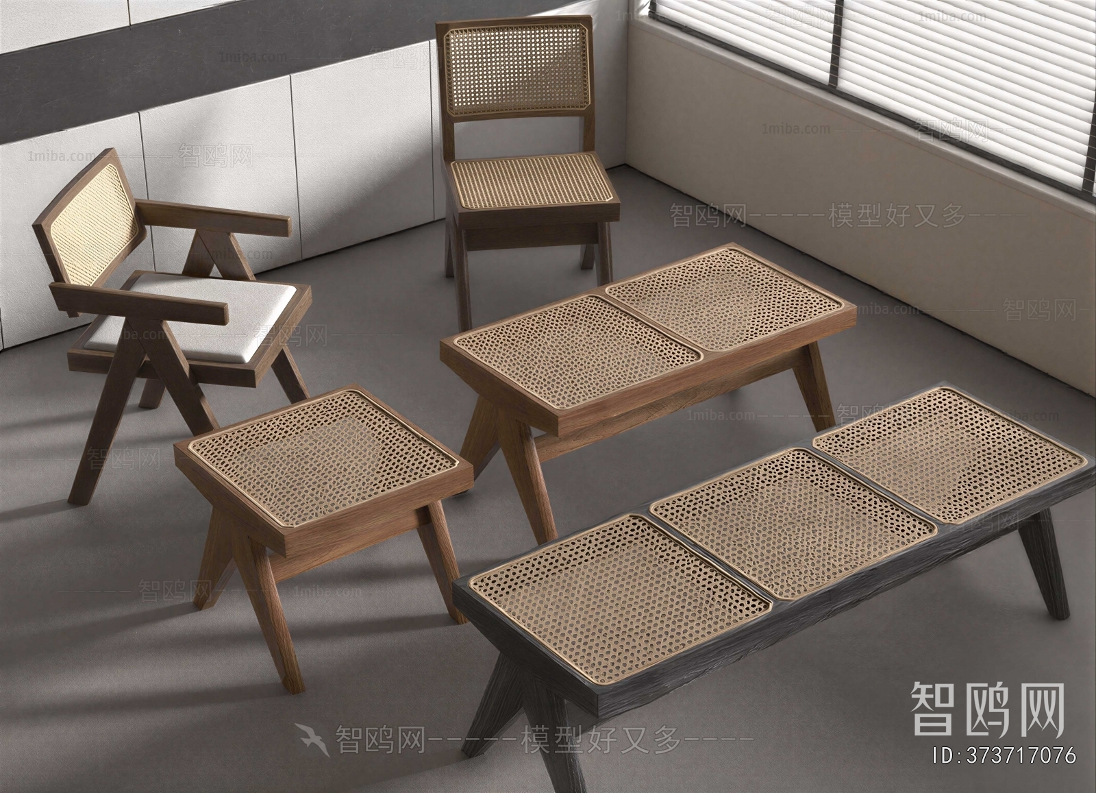 Wabi-sabi Style Stool