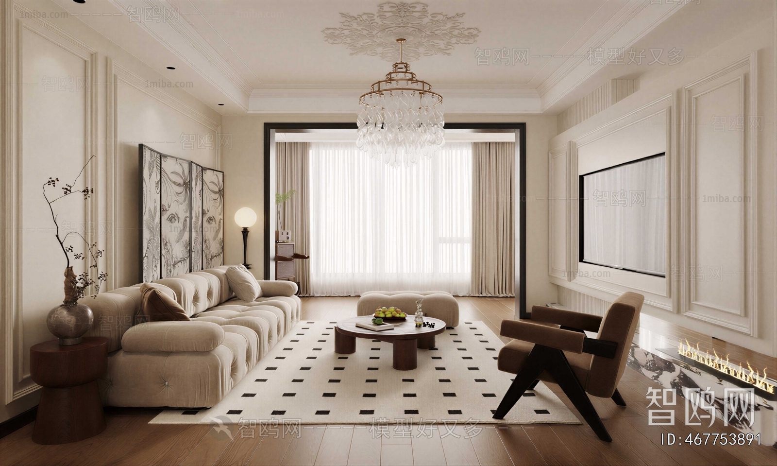 French Style A Living Room