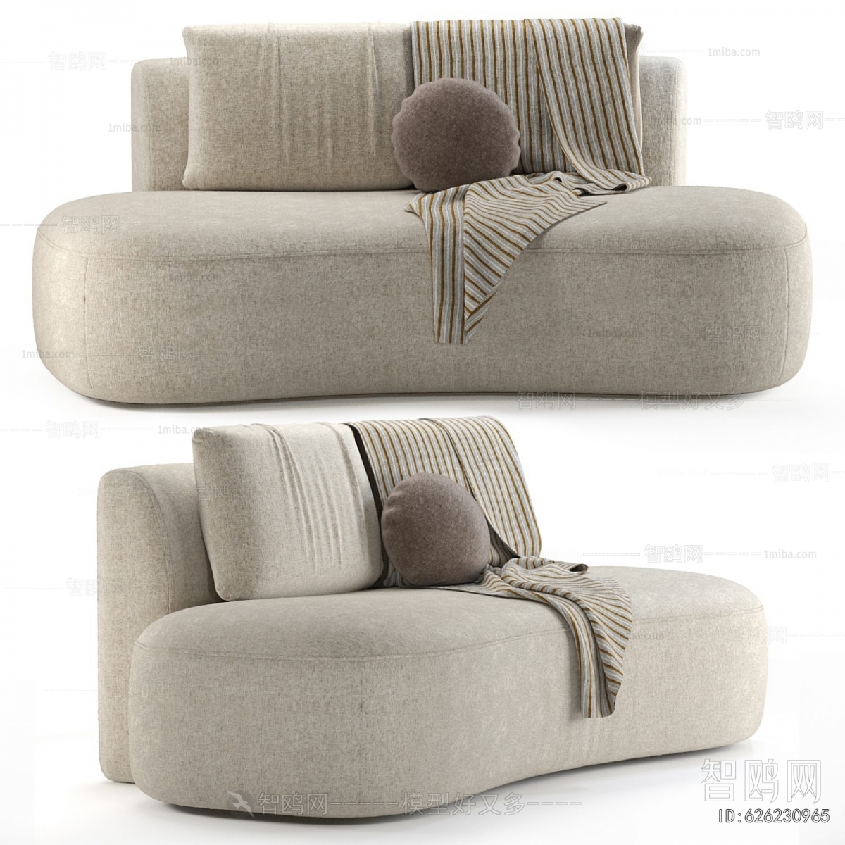 Modern Curved Sofa