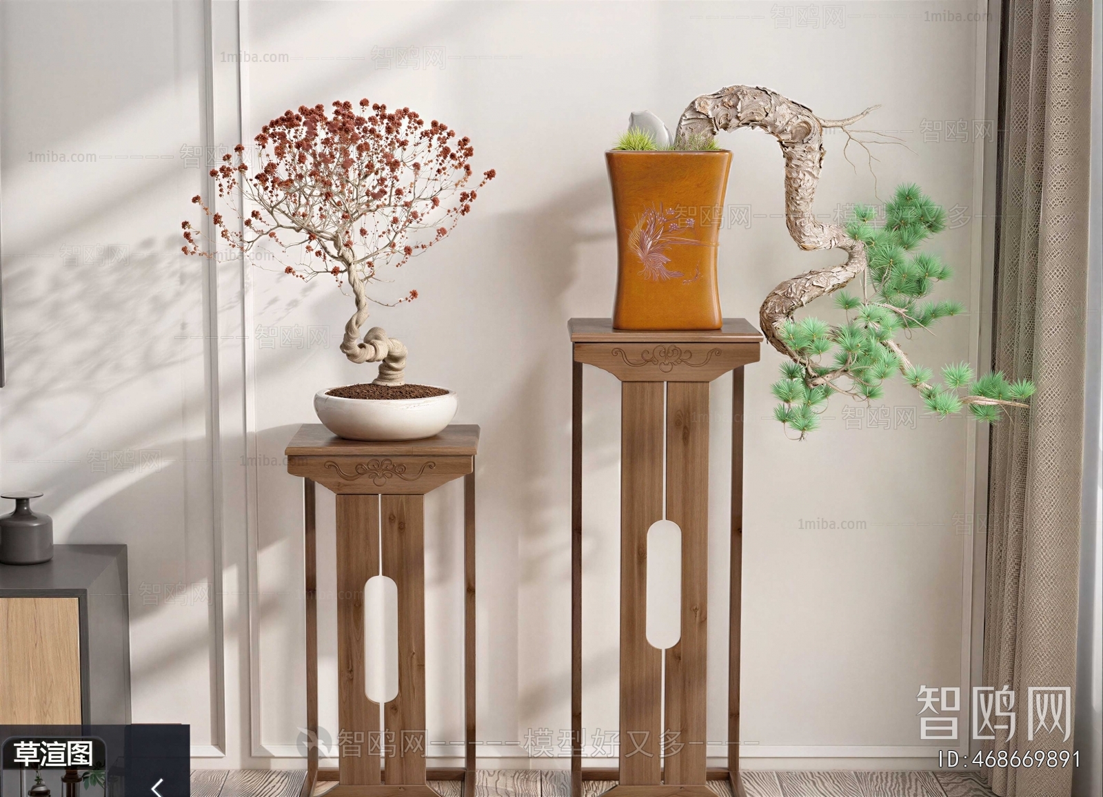 New Chinese Style Bonsai