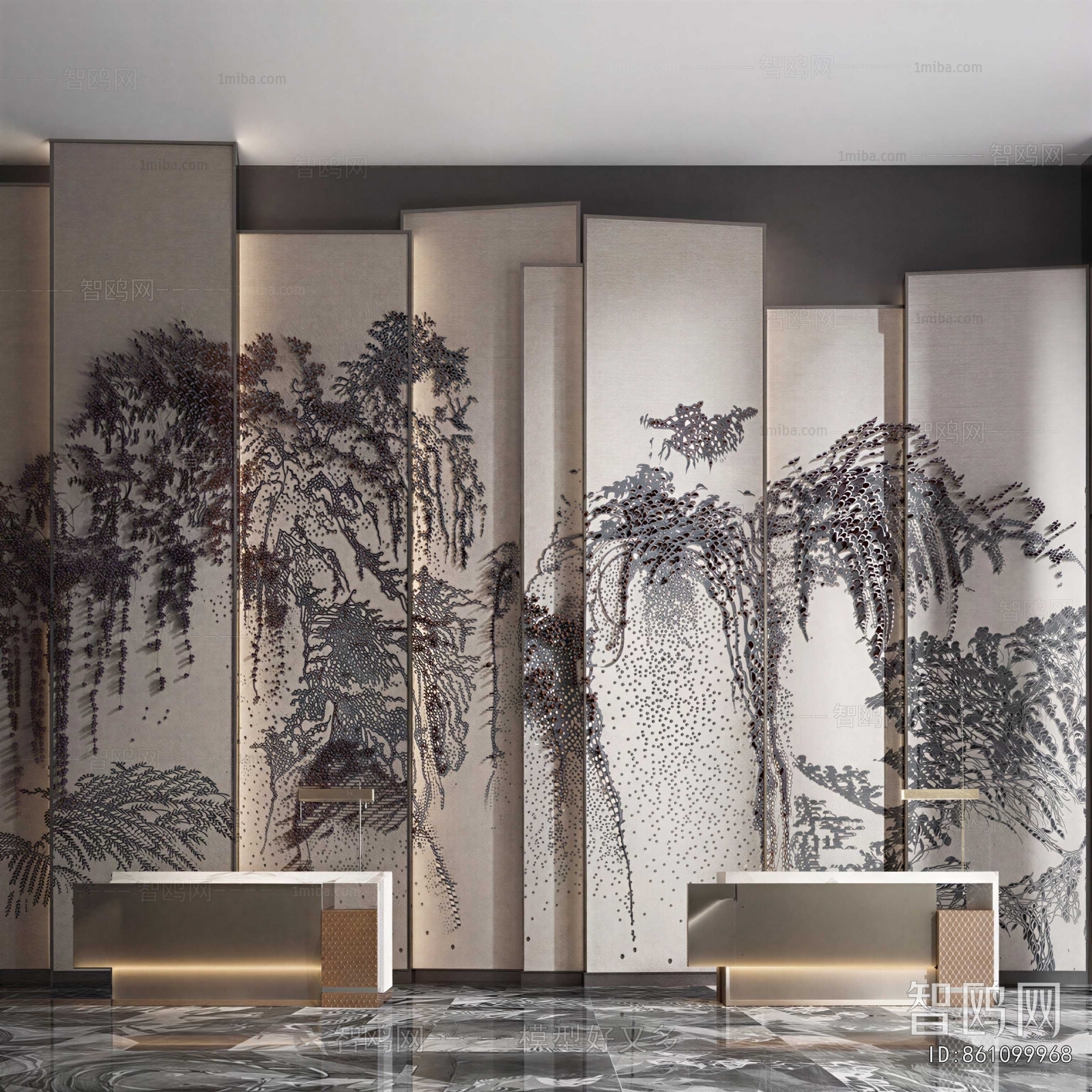 New Chinese Style Lobby Hall