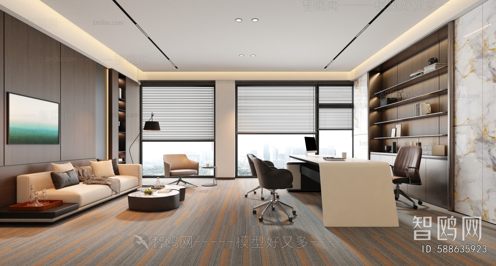 Modern Manager's Office