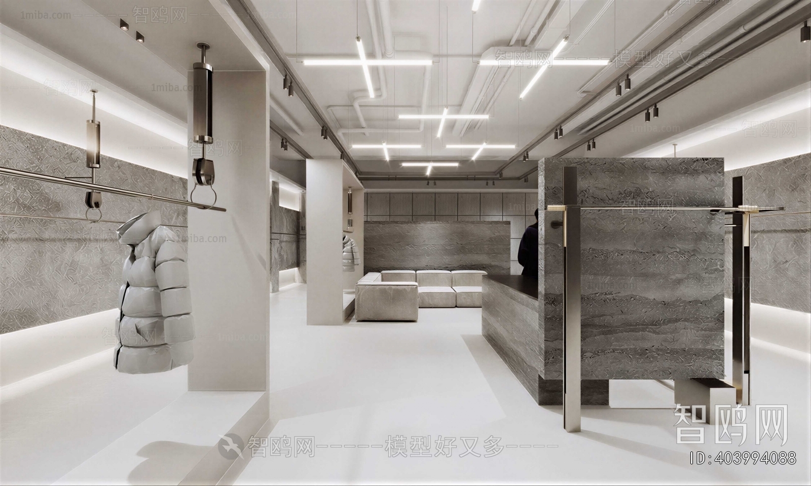 Industrial Style Clothing Store