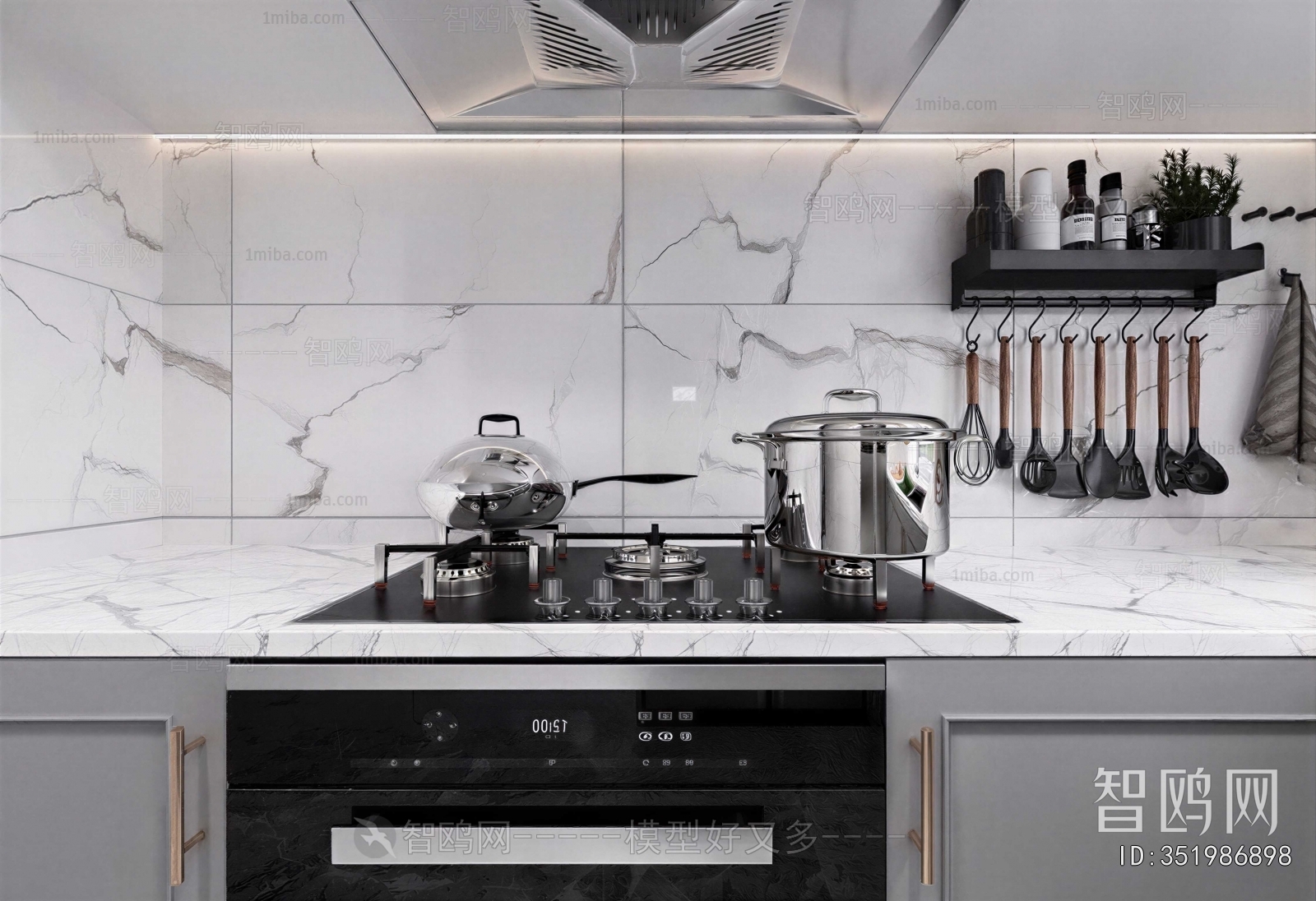 Modern Kitchen Electric Gas Range