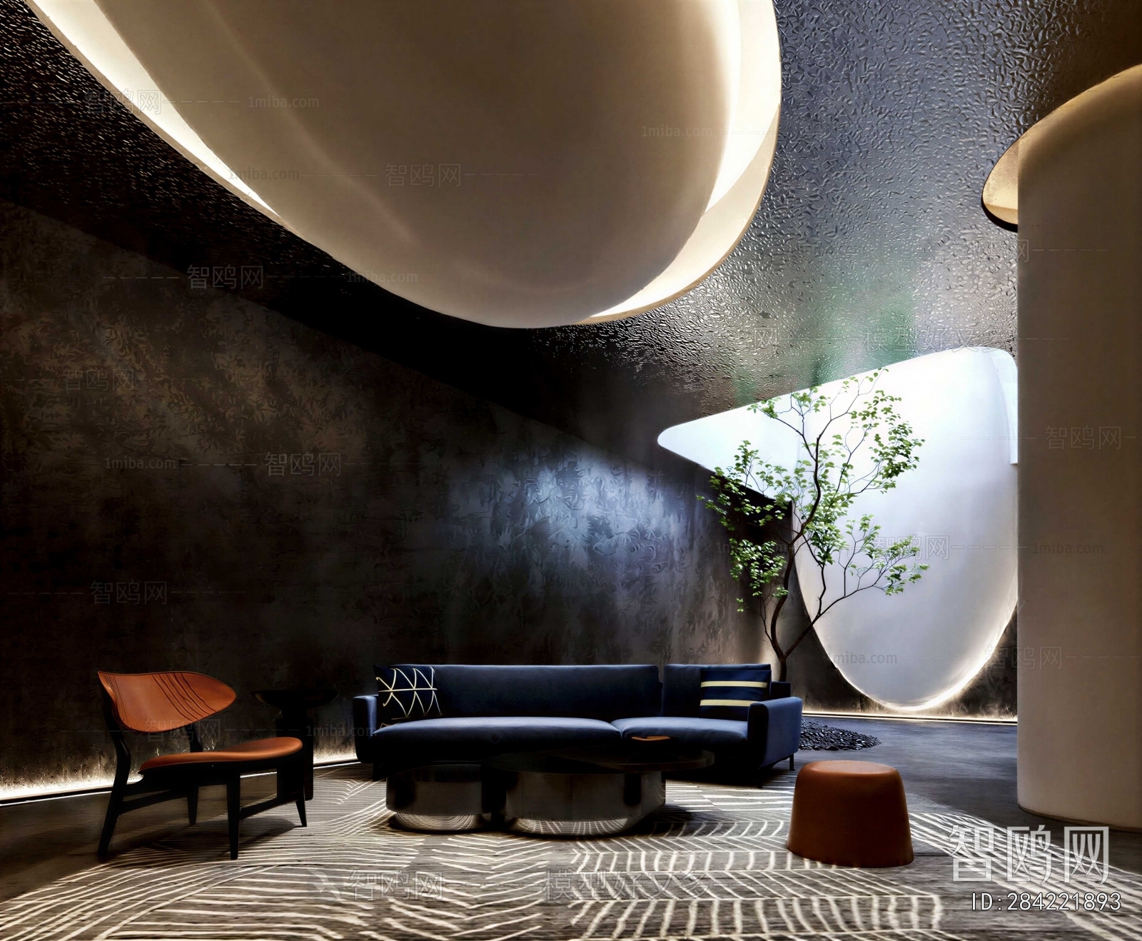 Wabi-sabi Style A Living Room