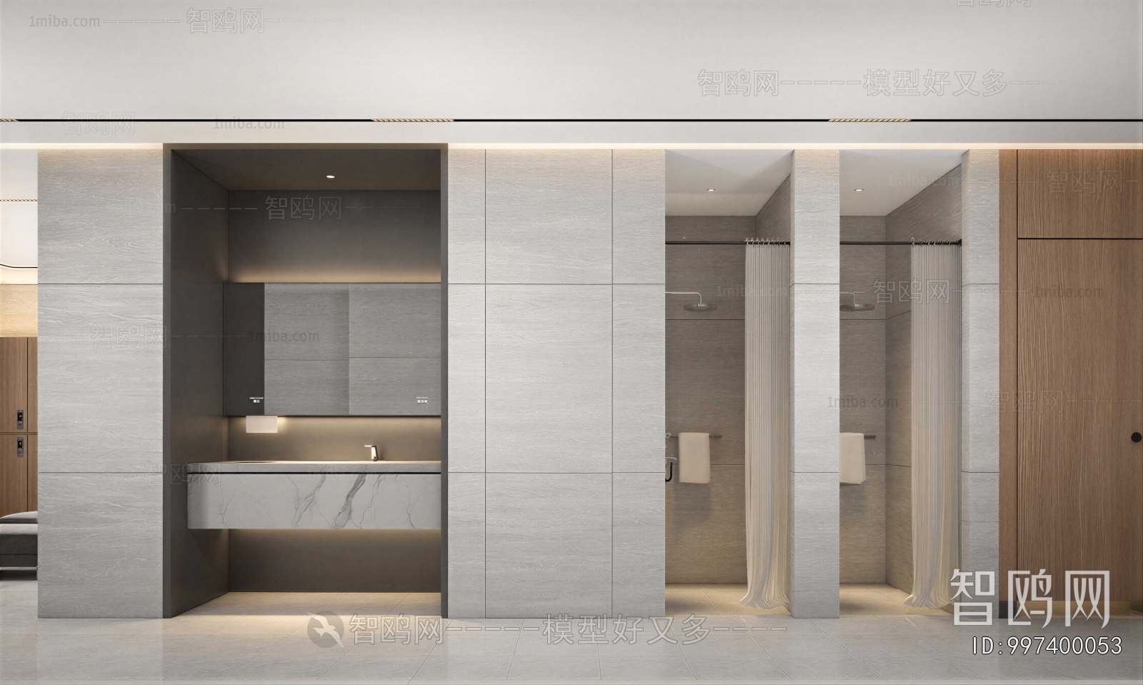 Modern Public Toilet