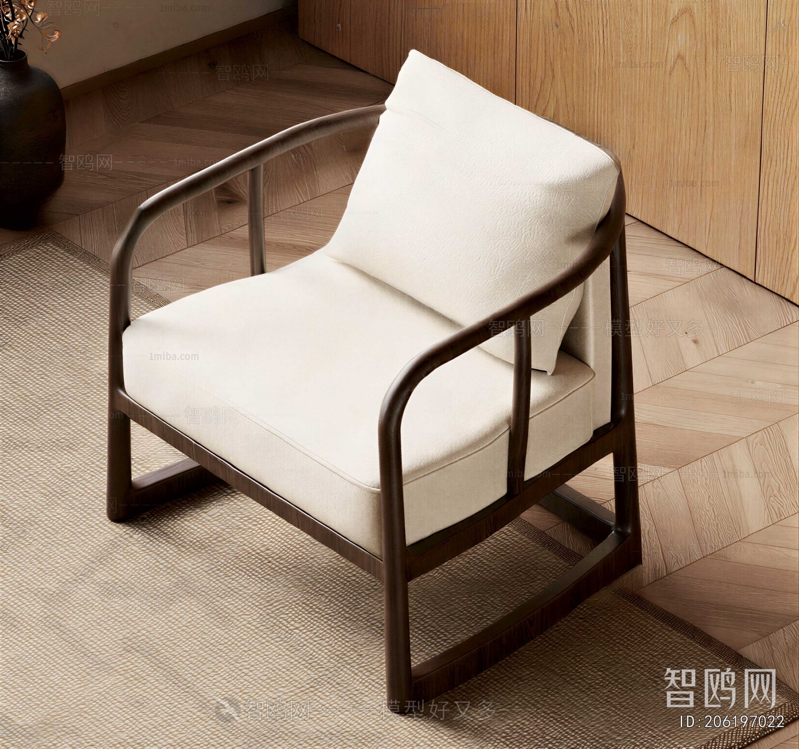 New Chinese Style Lounge Chair