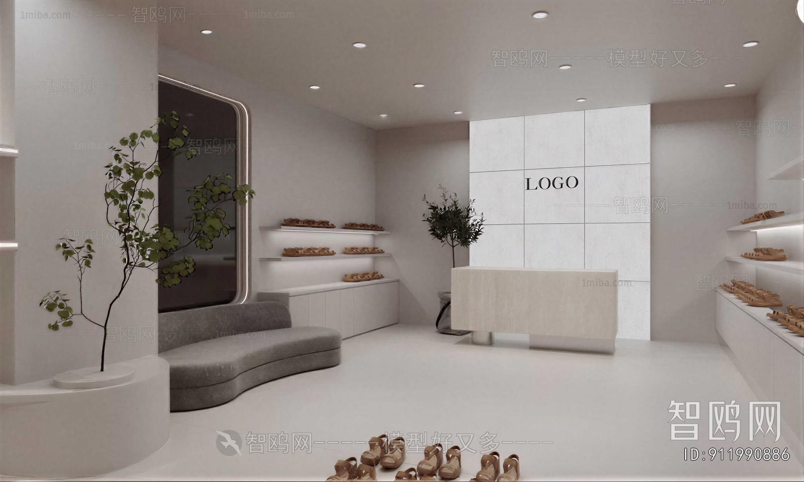 Wabi-sabi Style Shoe Store