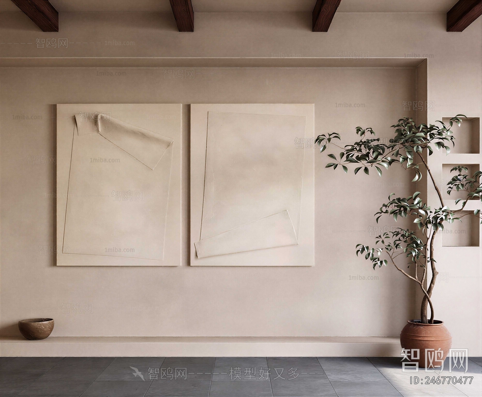 Wabi-sabi Style Painting