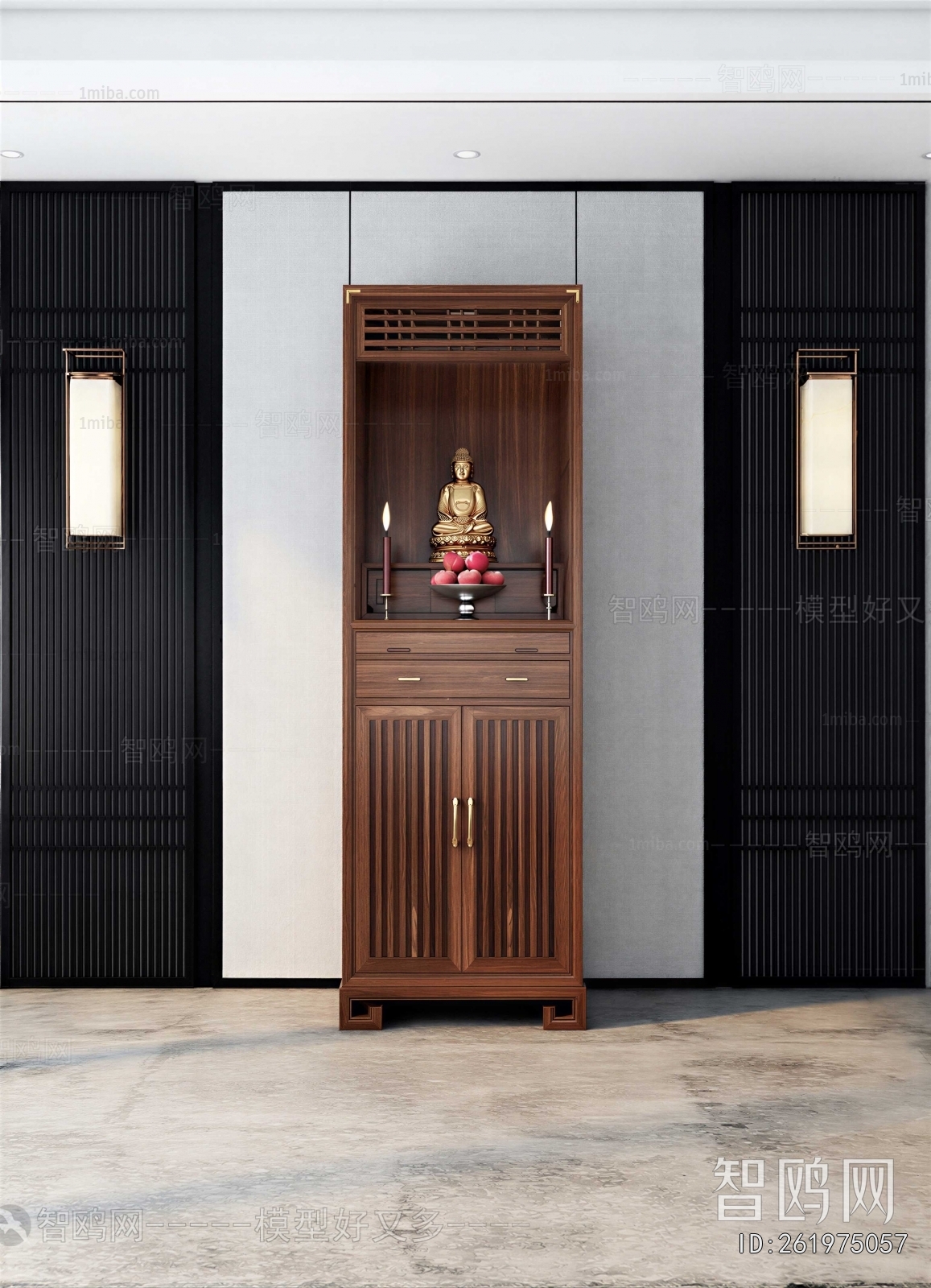New Chinese Style Buddhist Niche