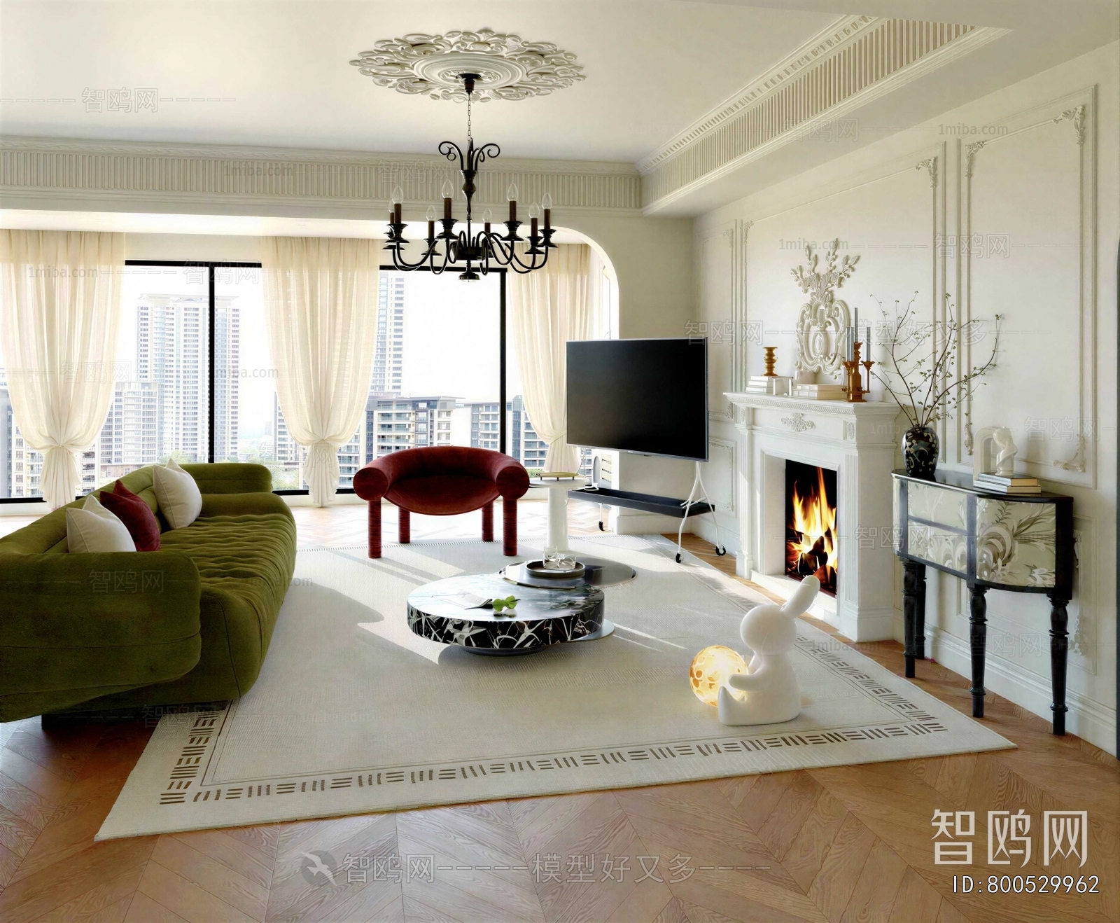 French Style A Living Room