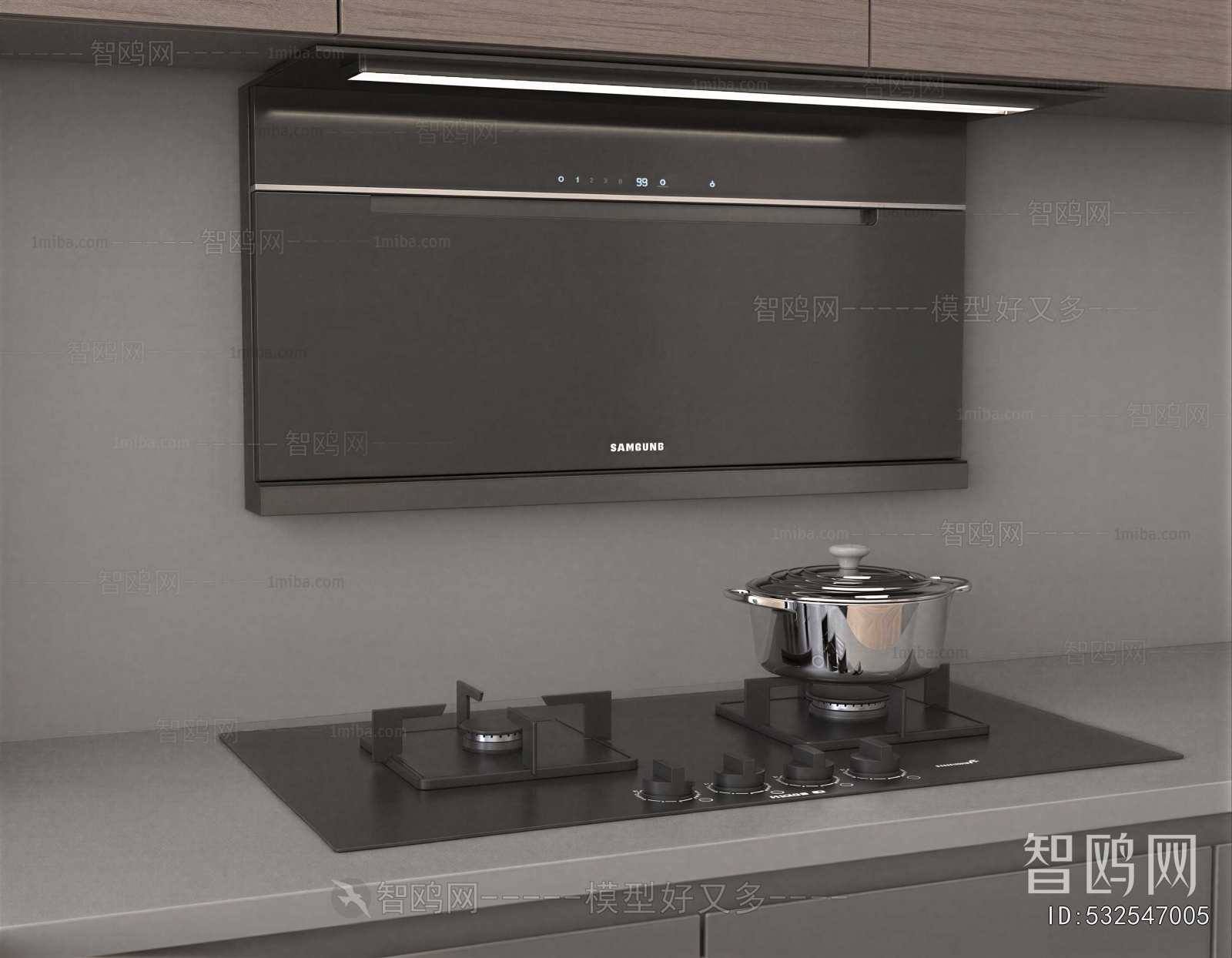 Modern Kitchen Electric Gas Range