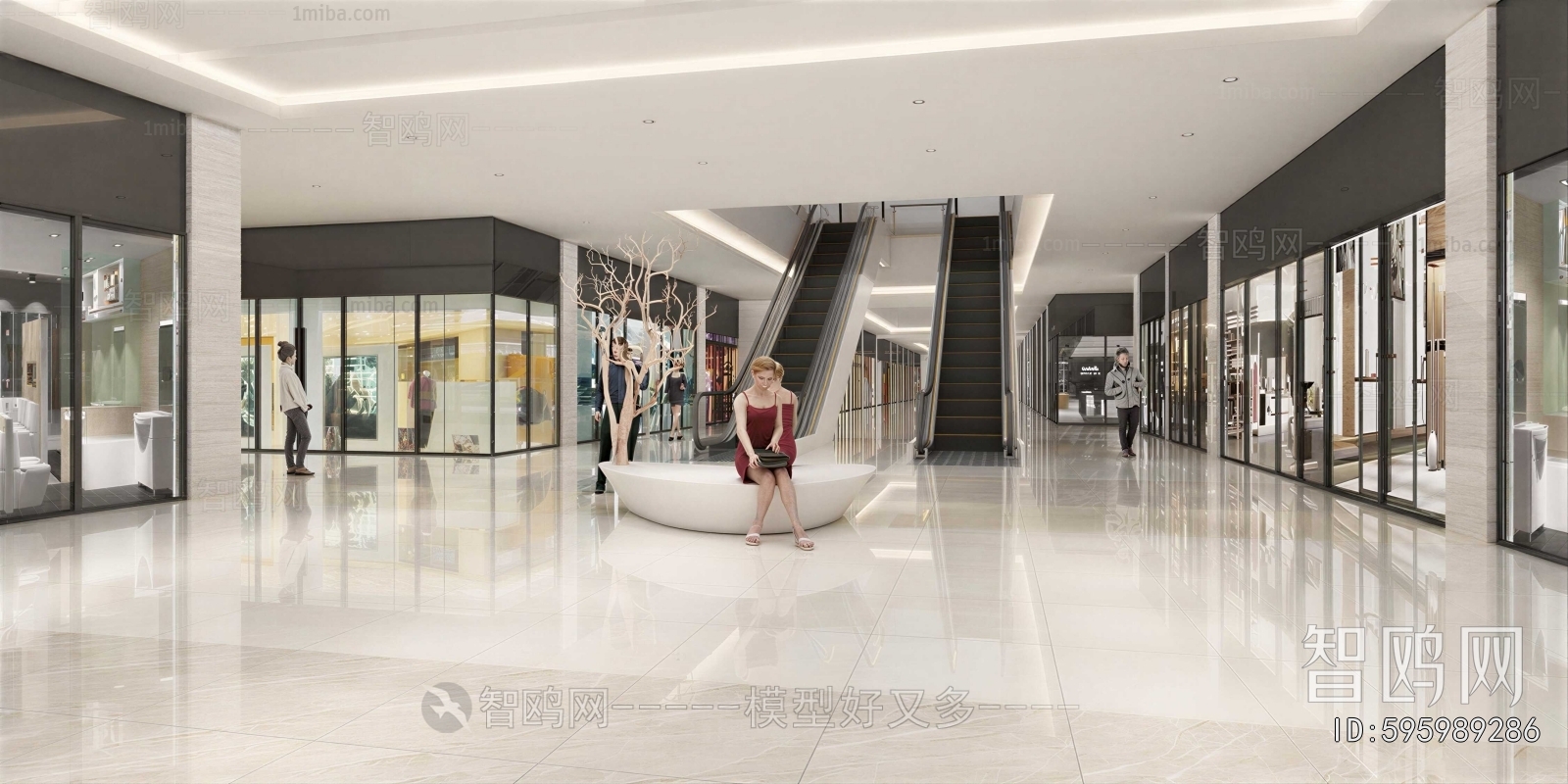 Modern Shopping Mall