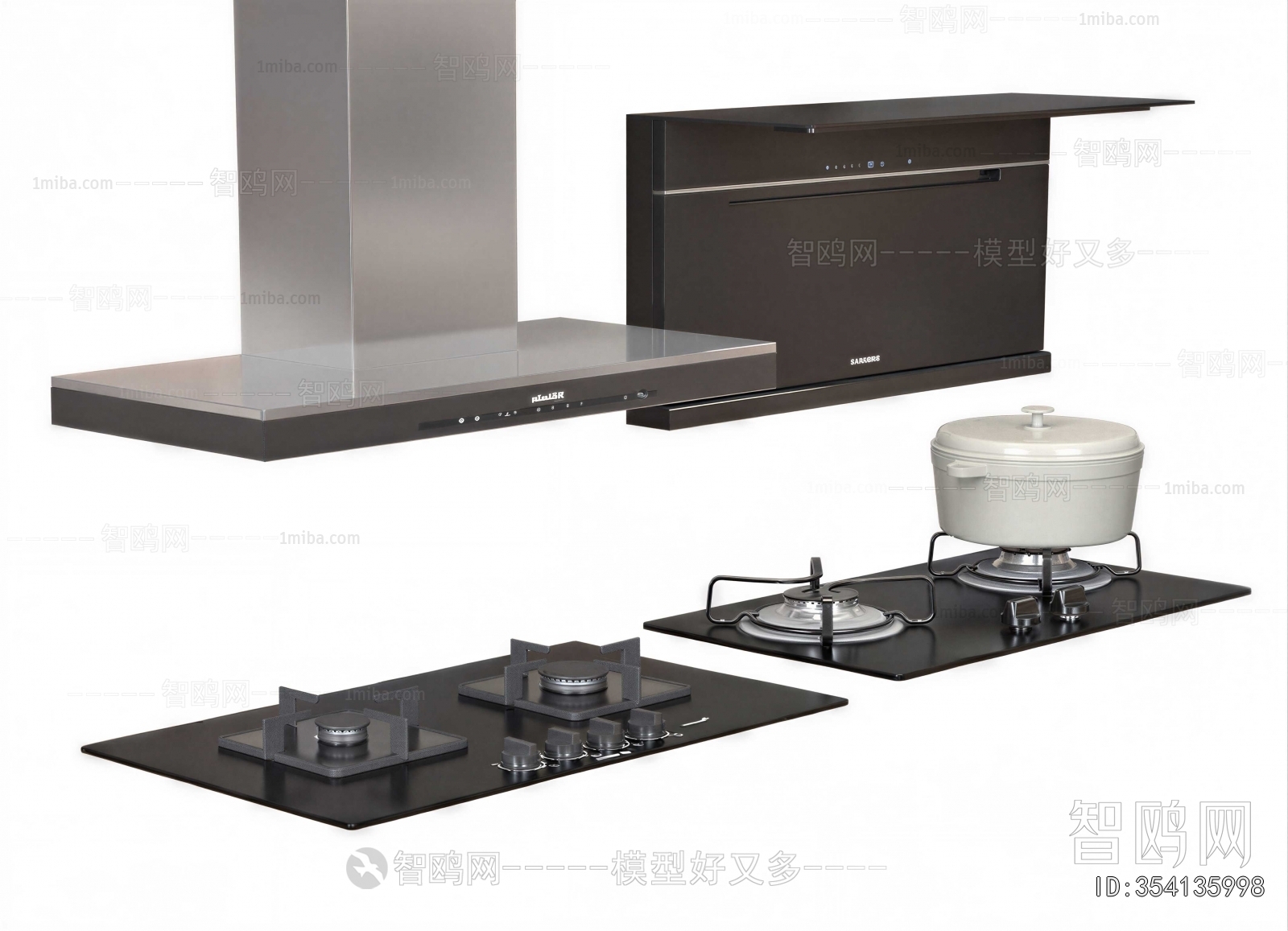 Modern Kitchen Electric Gas Range