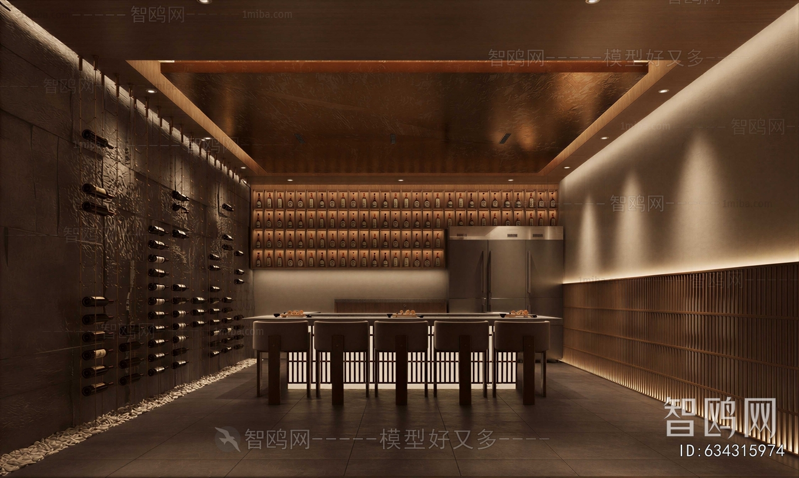 Modern Wine Cellar/Wine Tasting Room