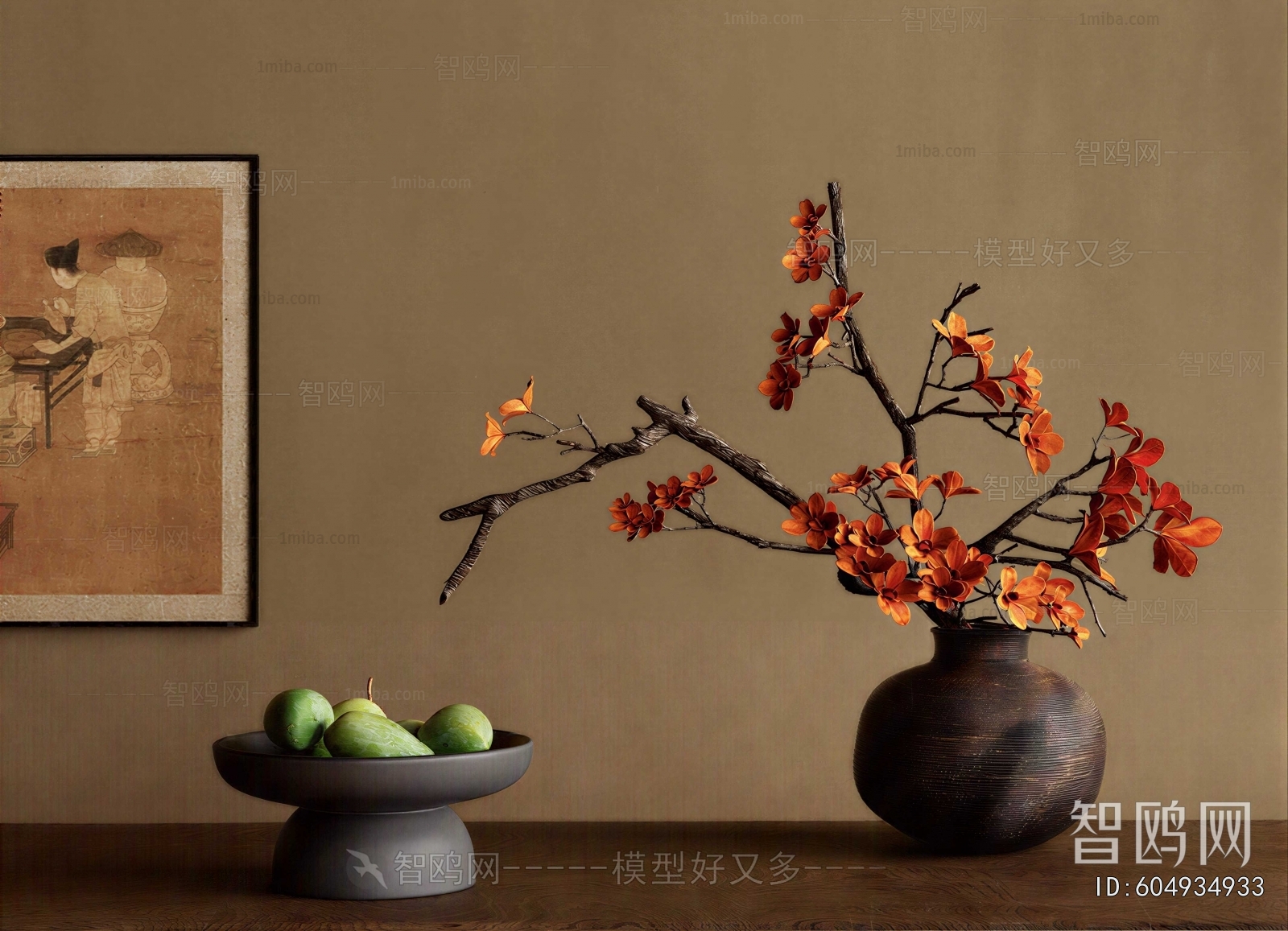 Wabi-sabi Style Flower Arrangement