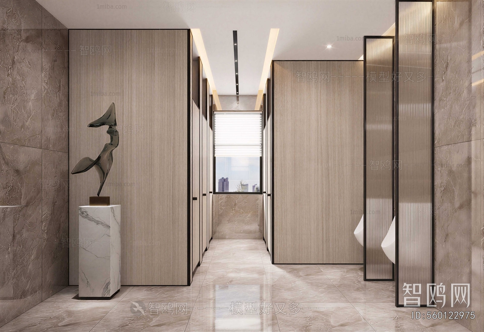 Modern Public Toilet