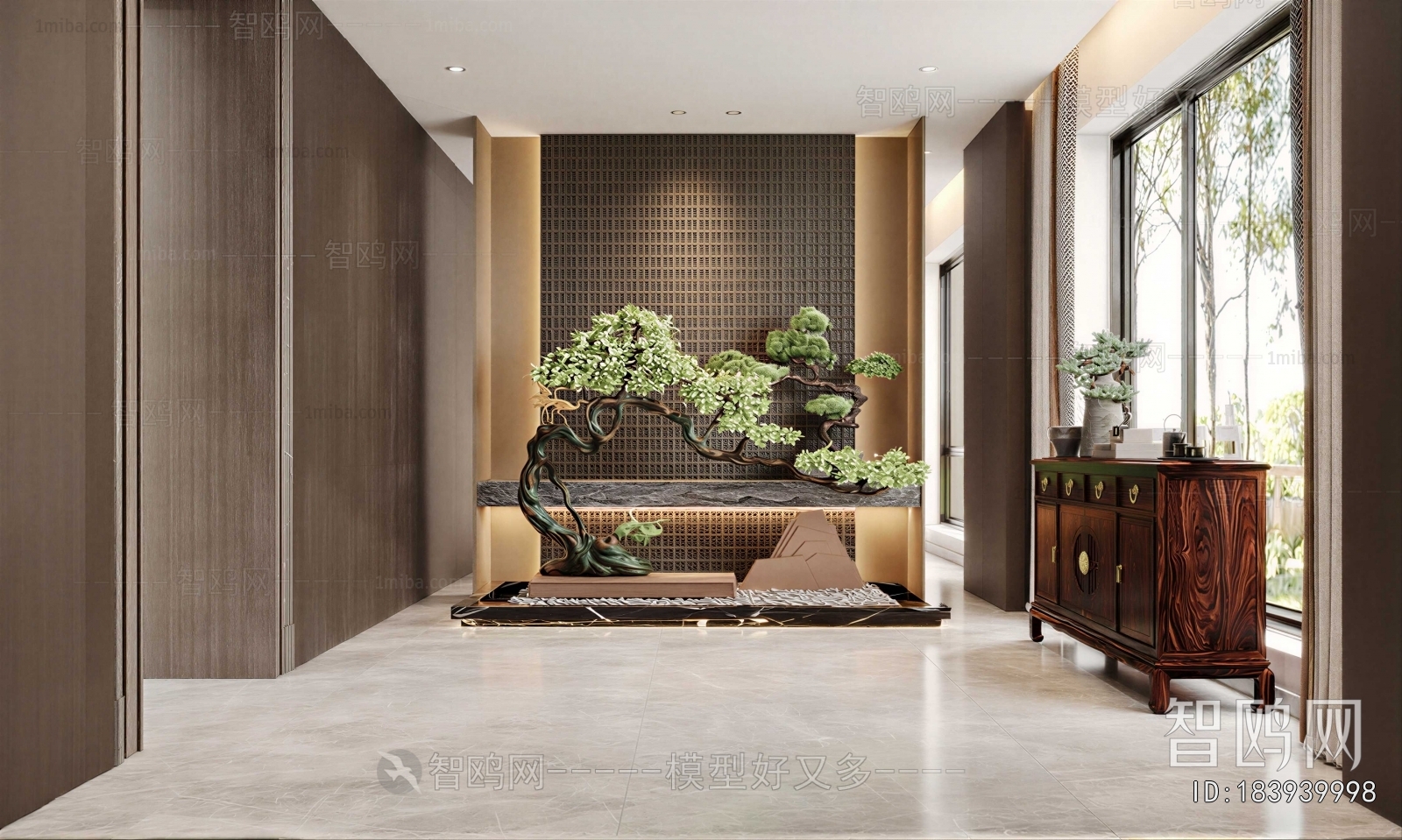 New Chinese Style Hallway