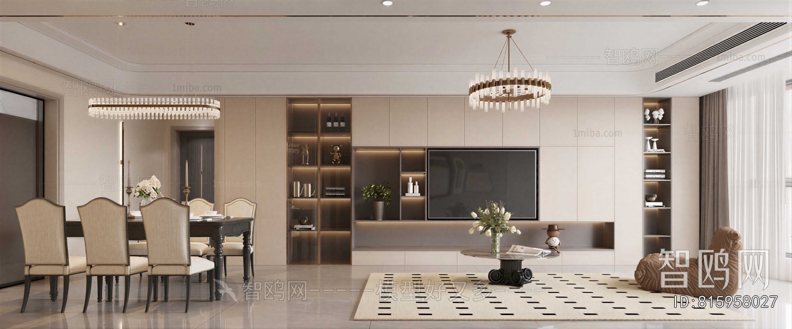 American Style A Living Room