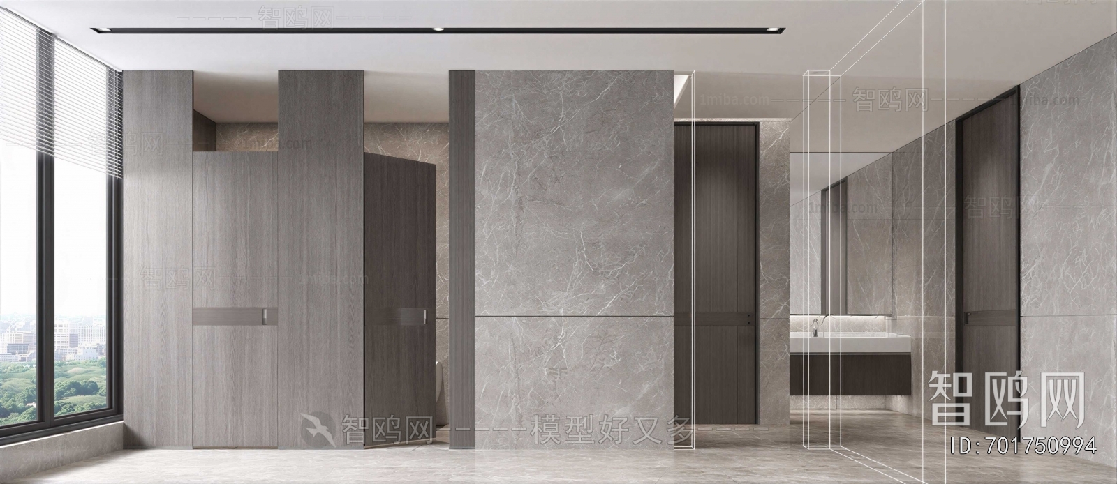 Modern Public Toilet