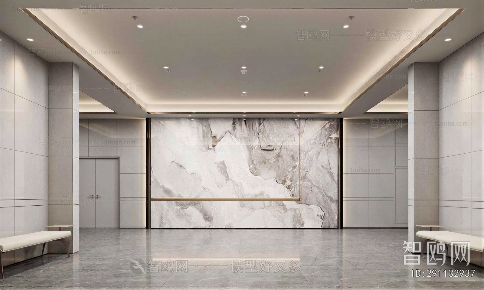 Modern Office Reception Desk