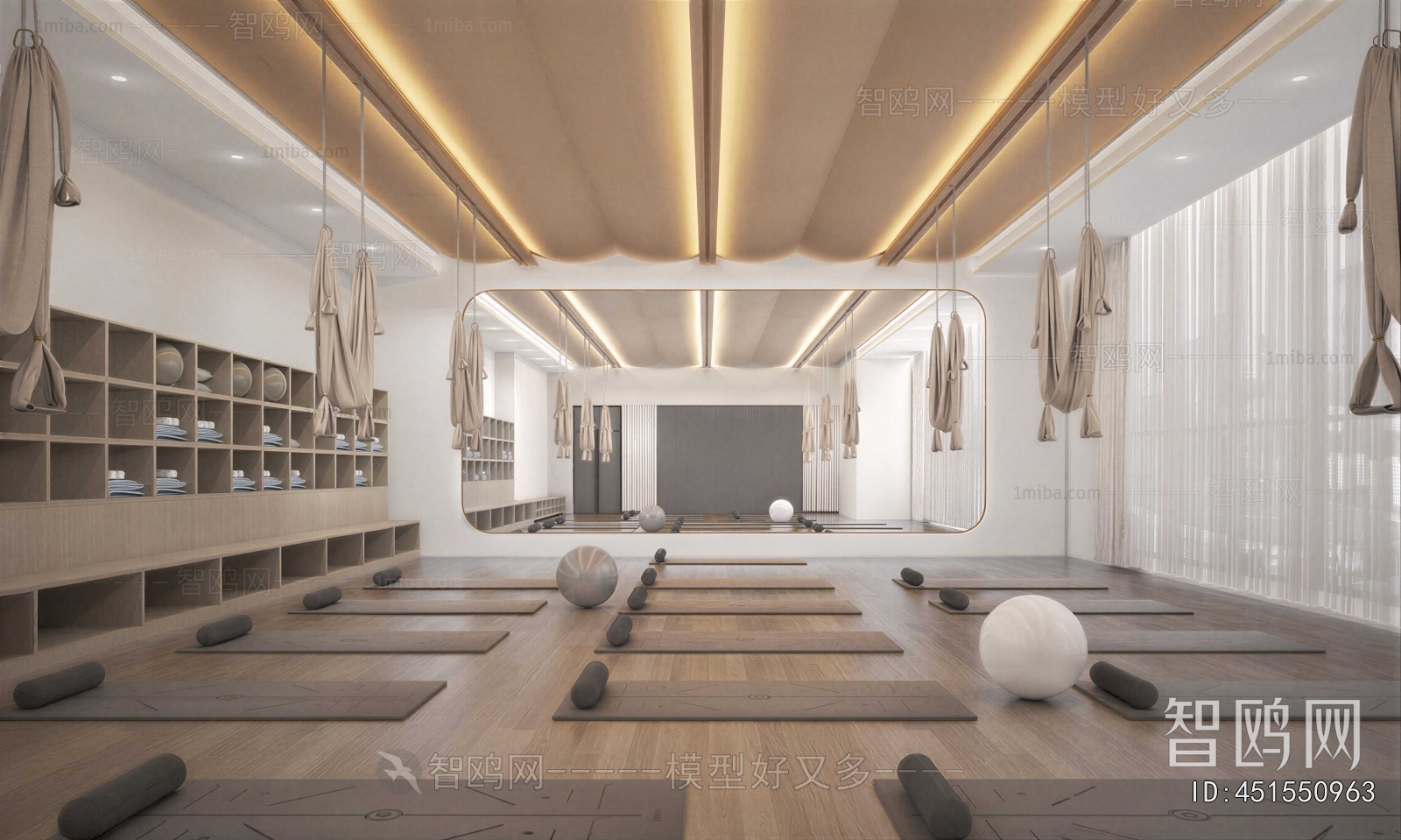 Modern Yoga Room