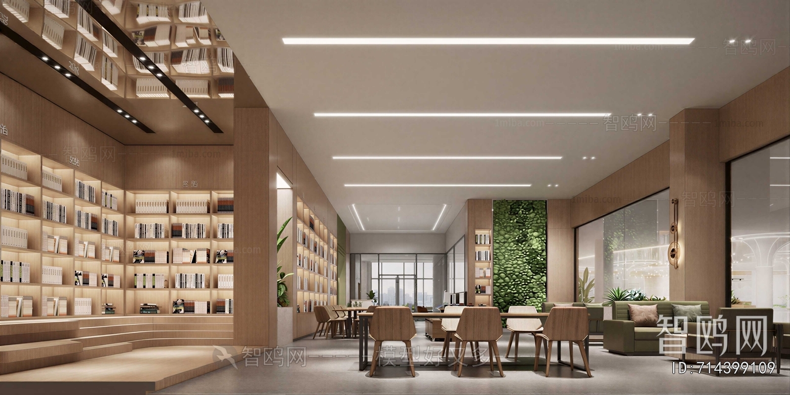 Modern Bookstore Book Bar