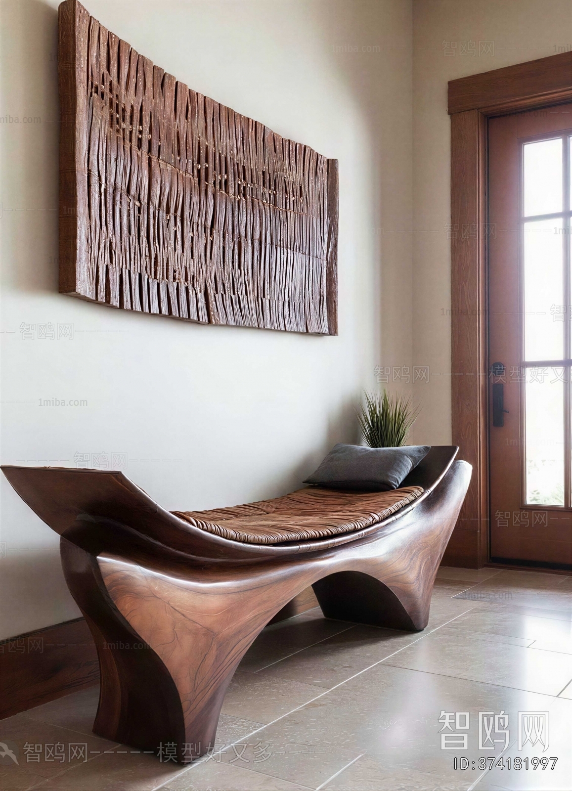 Wabi-sabi Style Stool