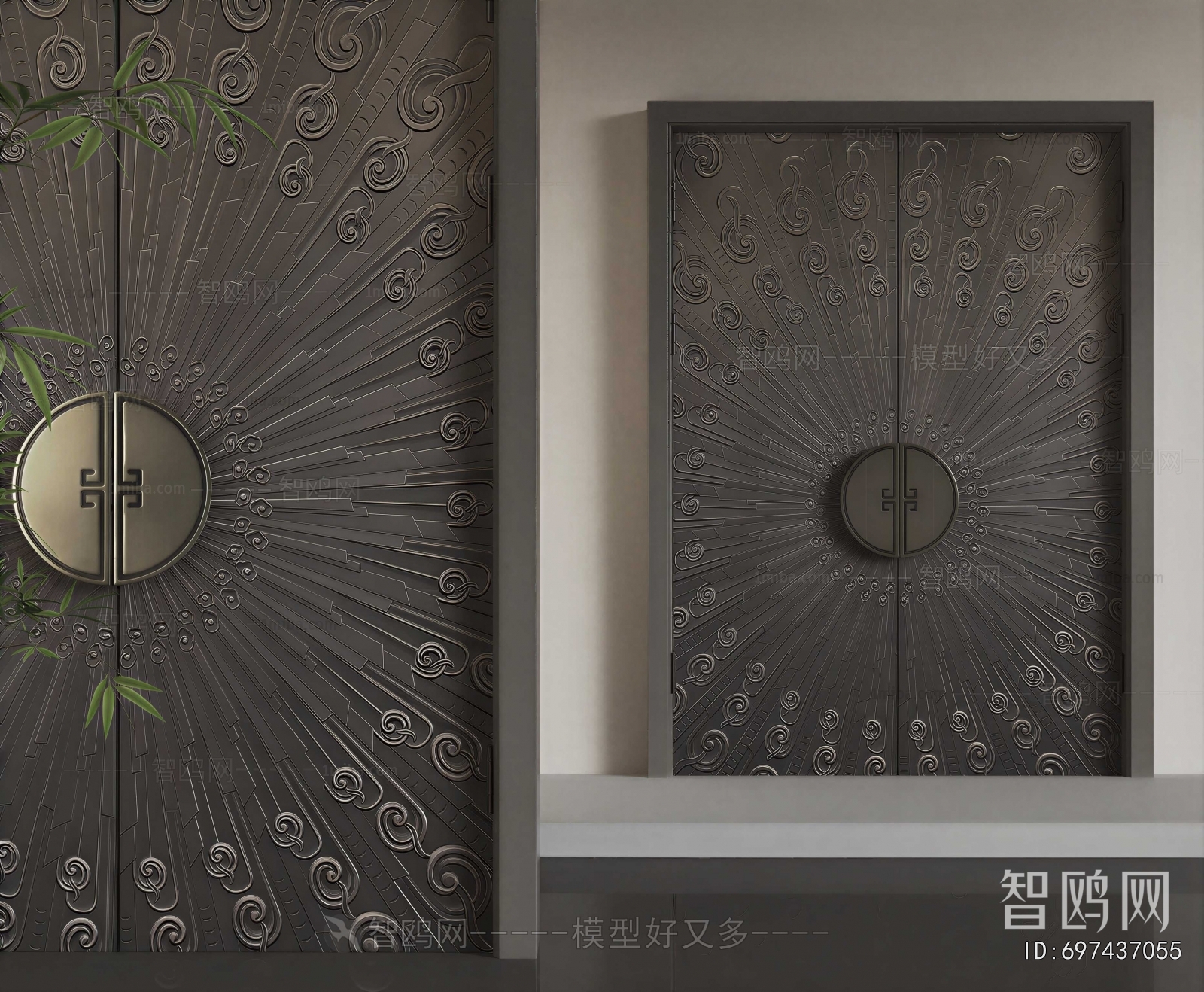Chinese Style Double Door