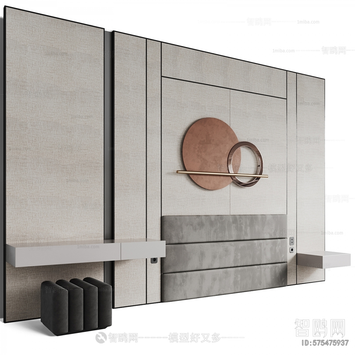 New Chinese Style TV Wall