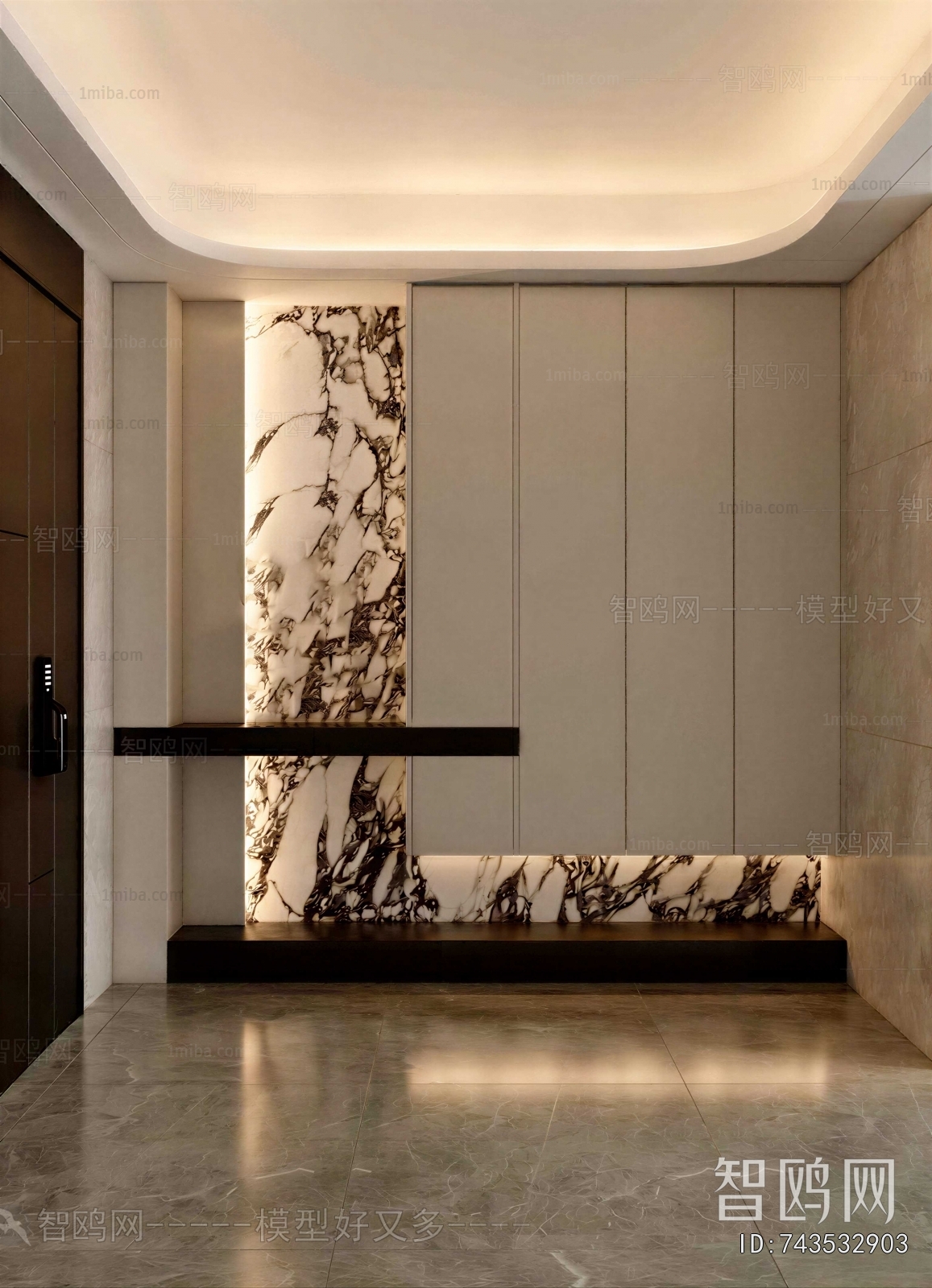 Modern Entrance Cabinet