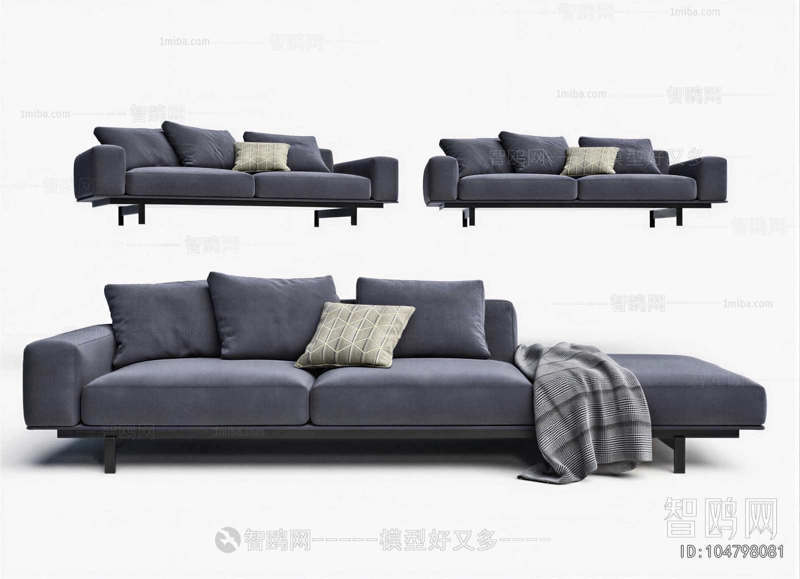 Modern Multi Person Sofa