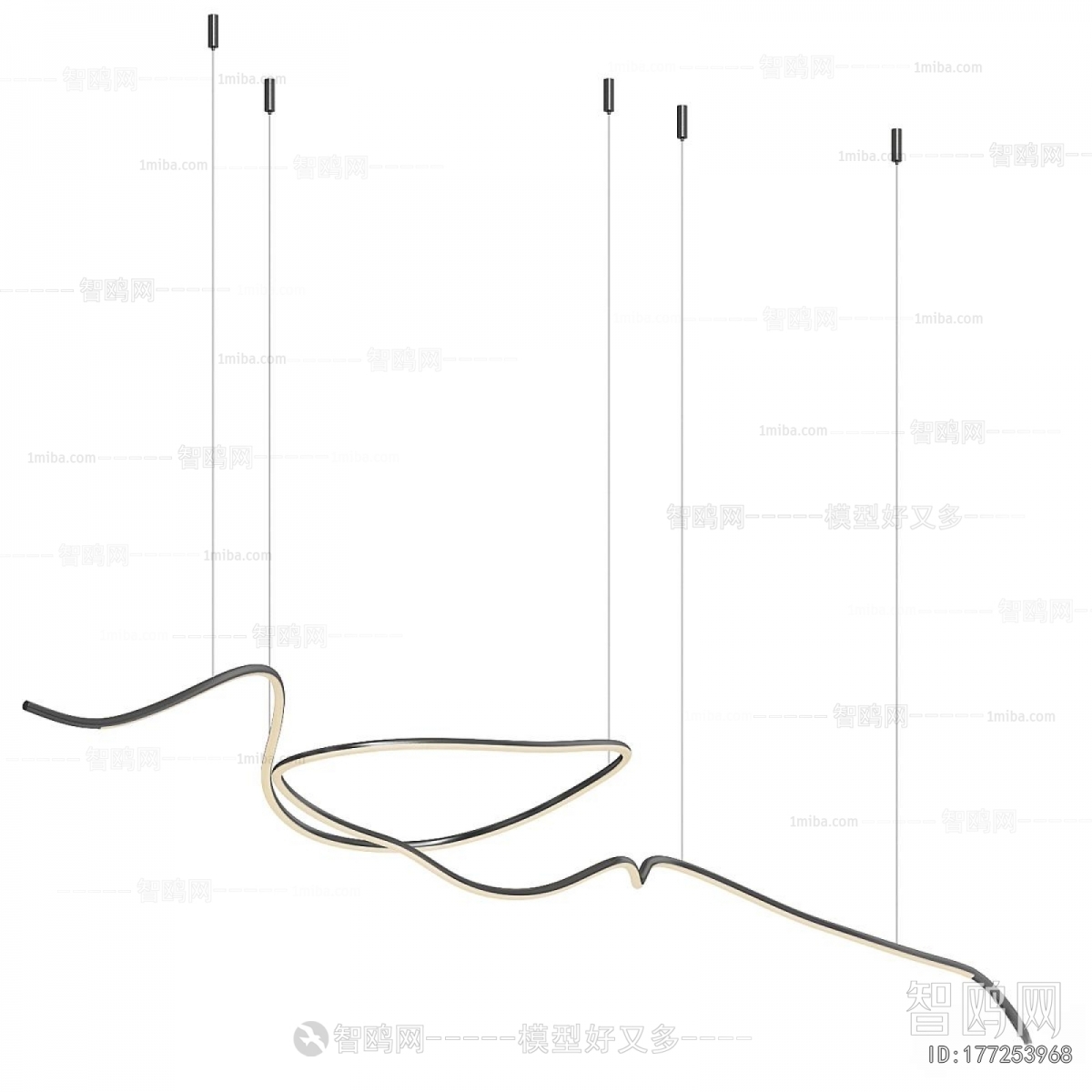 Modern Long Chandelier