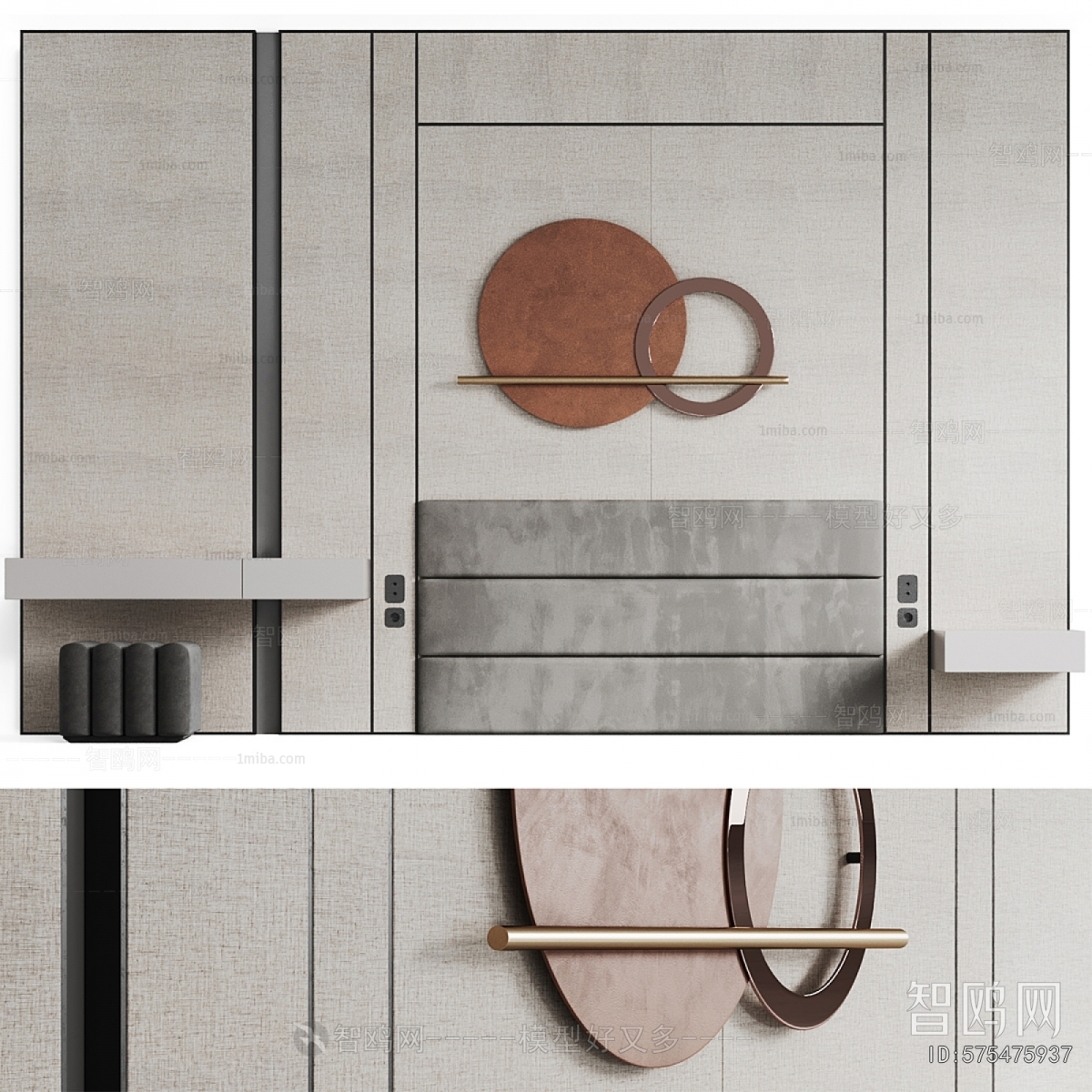 New Chinese Style TV Wall