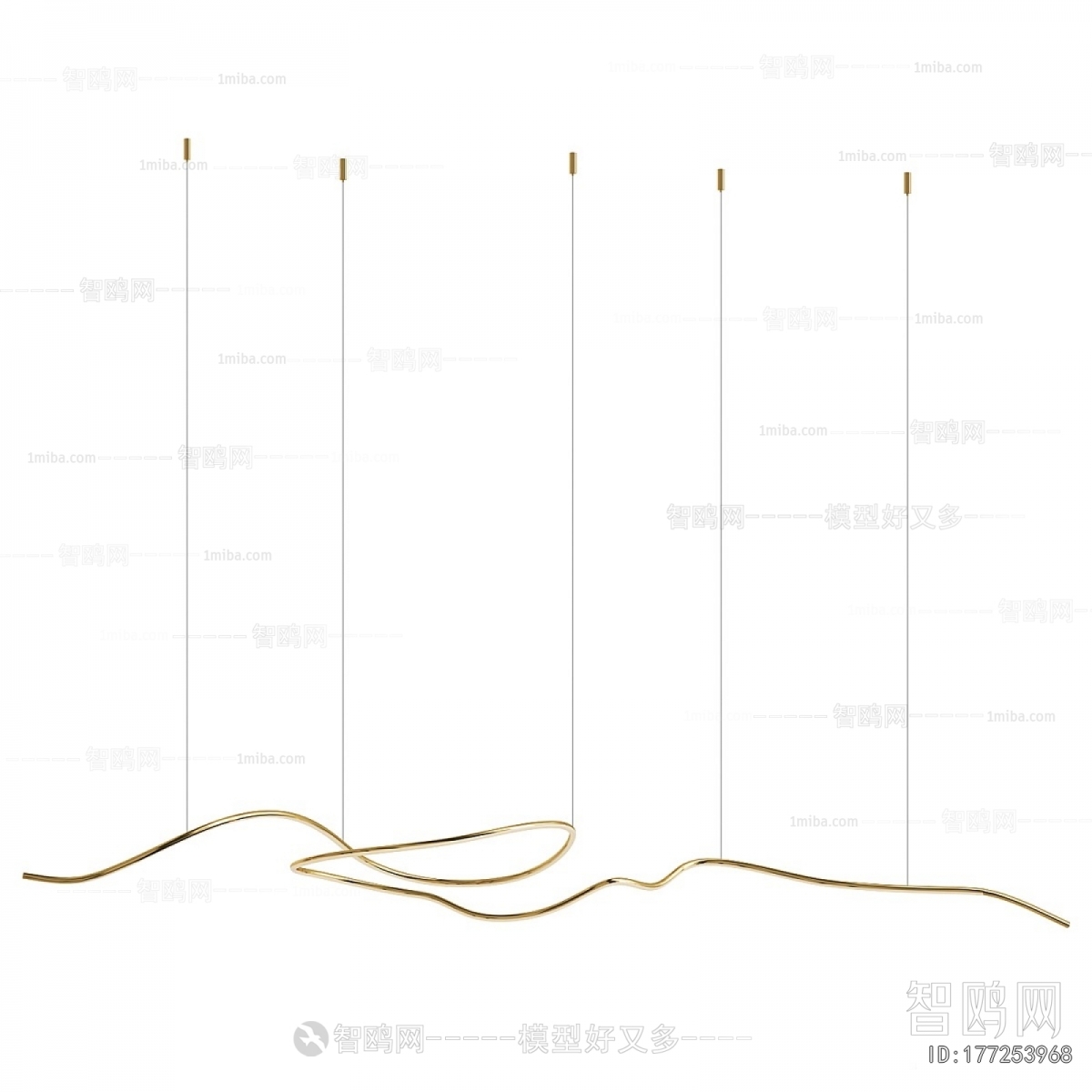 Modern Long Chandelier