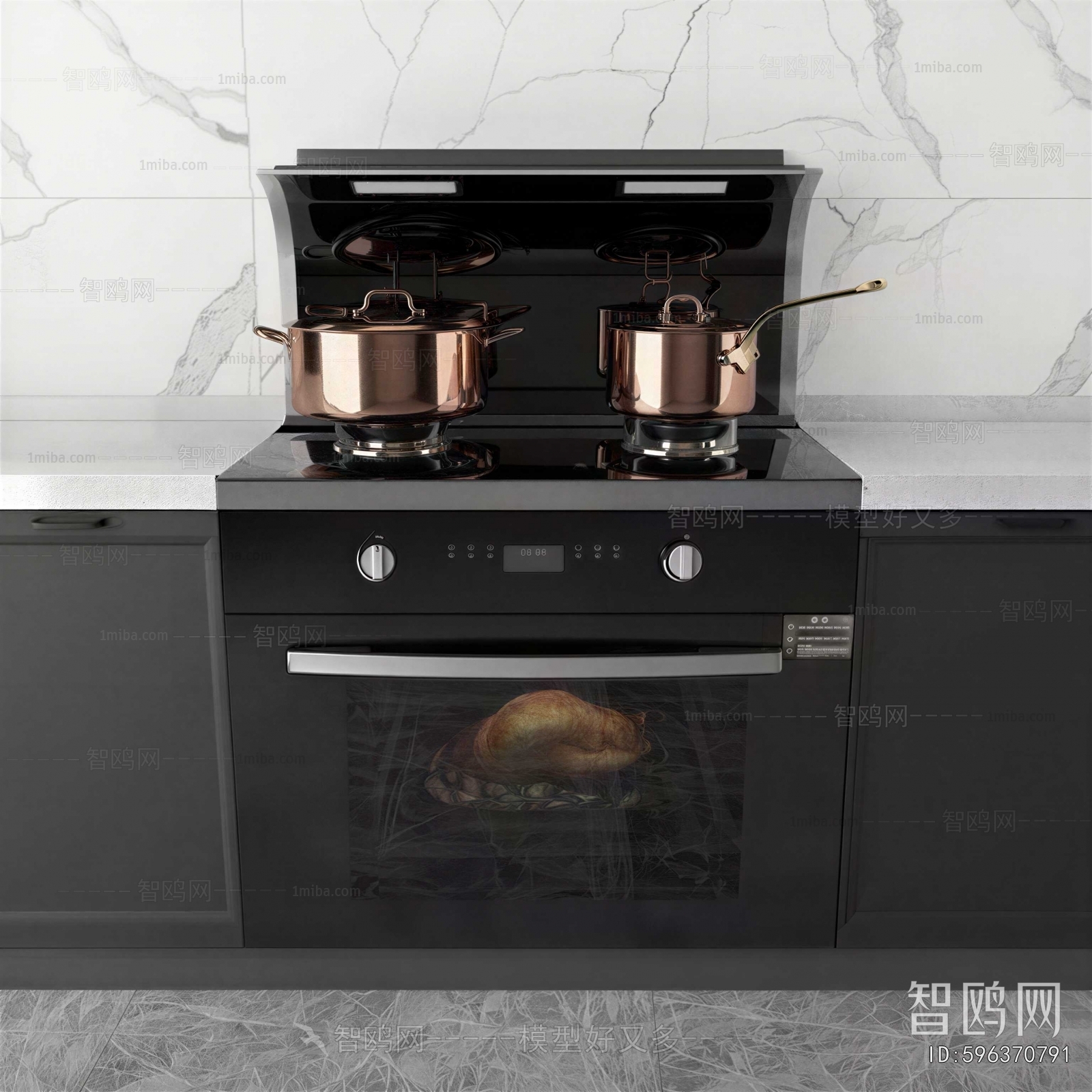 Modern Kitchen Electric Gas Range