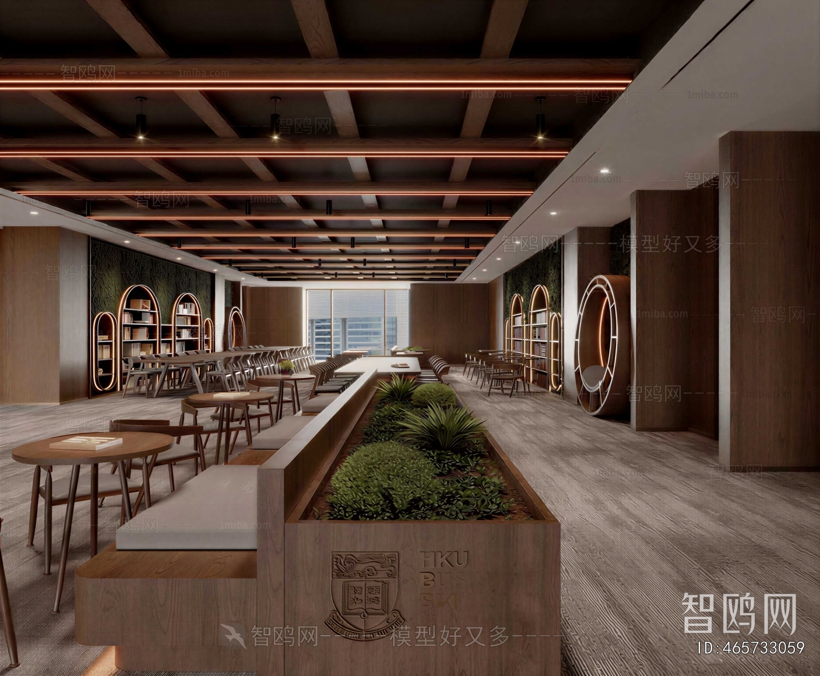 New Chinese Style Library